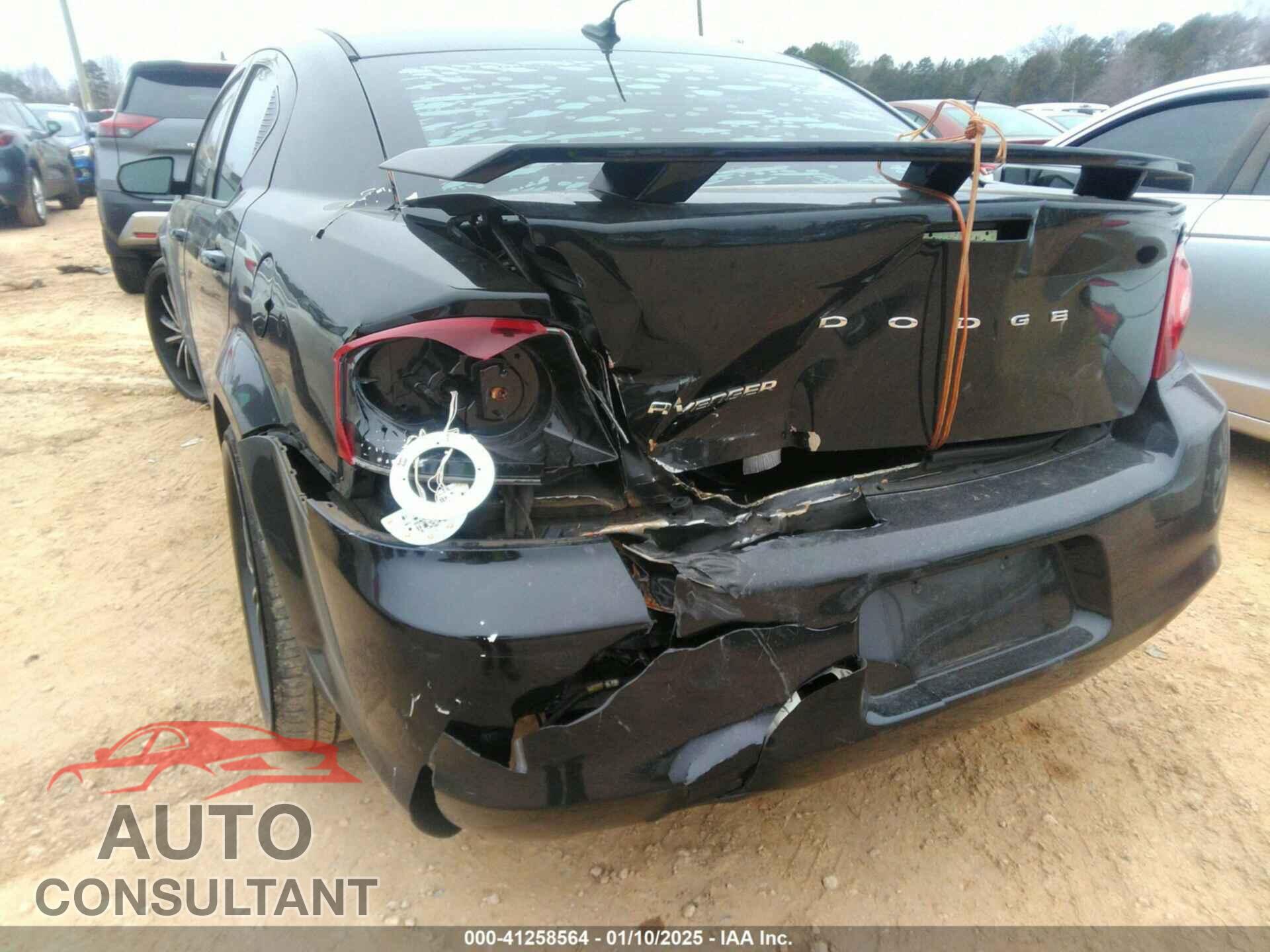 DODGE AVENGER 2013 - 1C3CDZAG4DN504856
