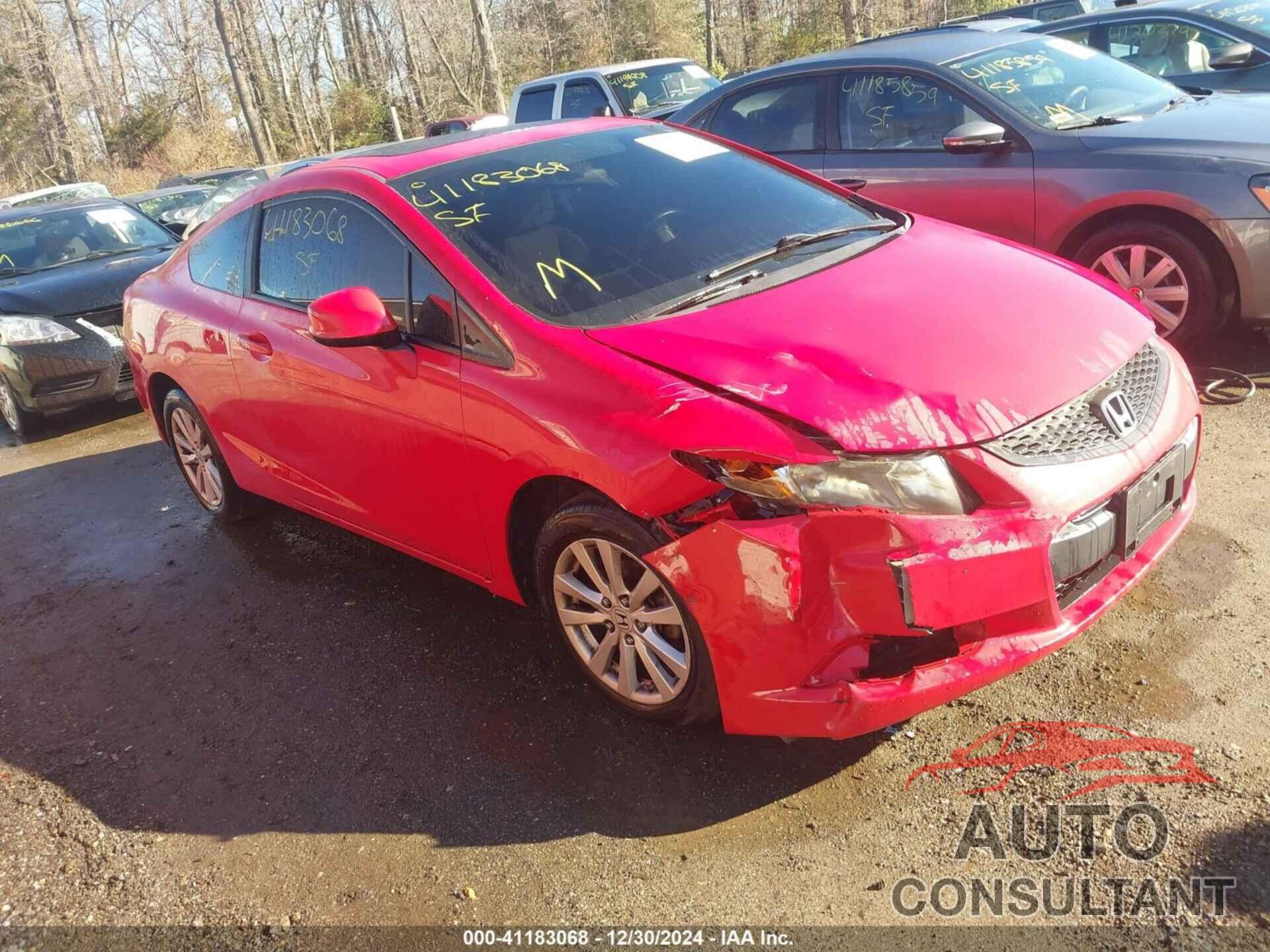 HONDA CIVIC CPE 2012 - 2HGFG3B8XCH542122