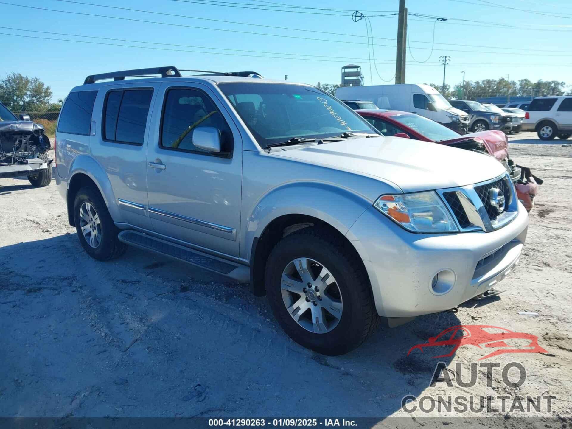 NISSAN PATHFINDER 2012 - 5N1AR1NB9CC635808