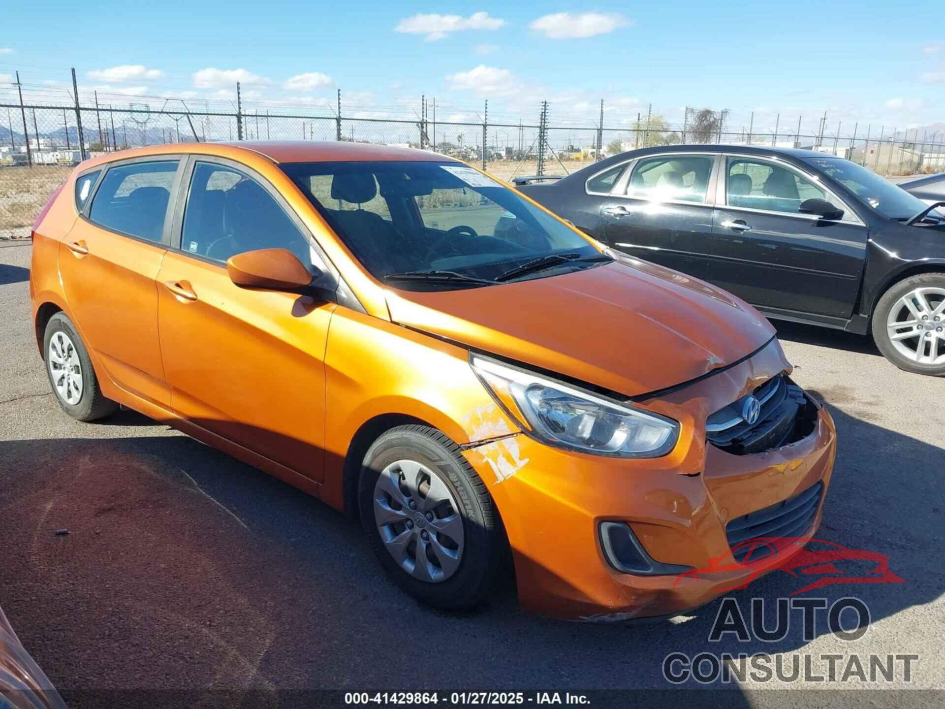 HYUNDAI ACCENT 2017 - KMHCT5AE4HU326556