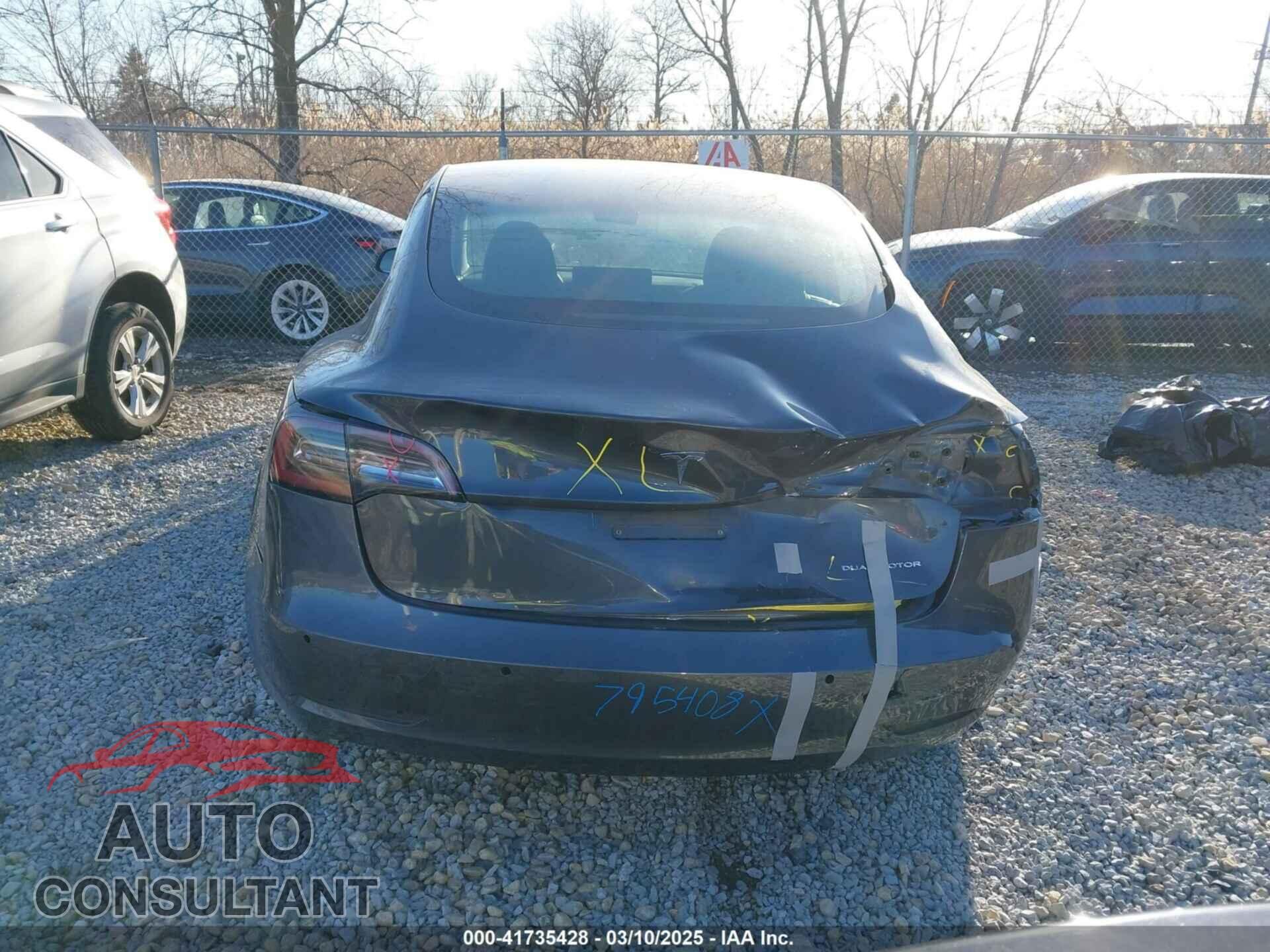 TESLA MODEL 3 2020 - 5YJ3E1EB9LF795408
