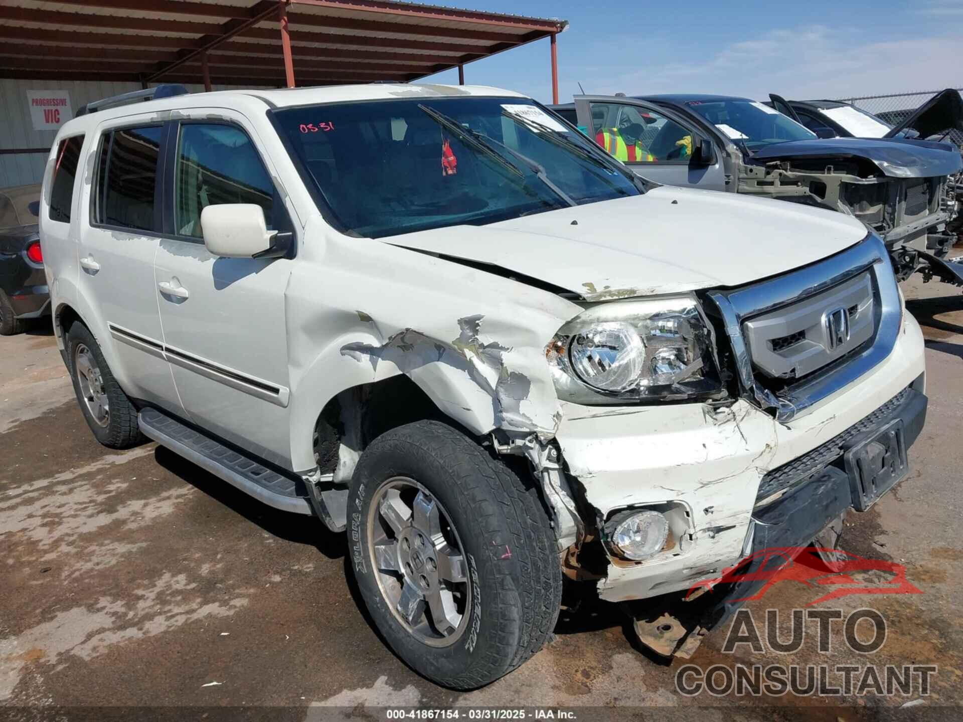 HONDA PILOT 2011 - 5FNYF3H95BB010114