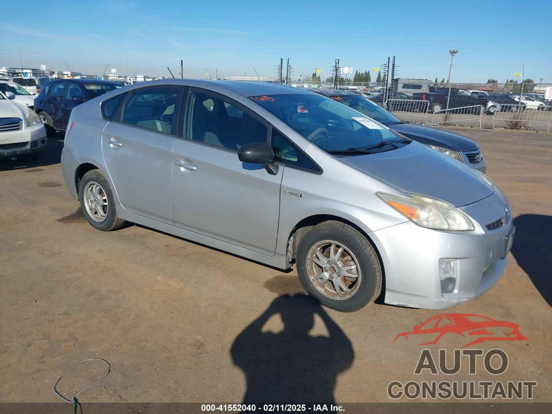 TOYOTA PRIUS 2011 - JTDKN3DU7B5341409
