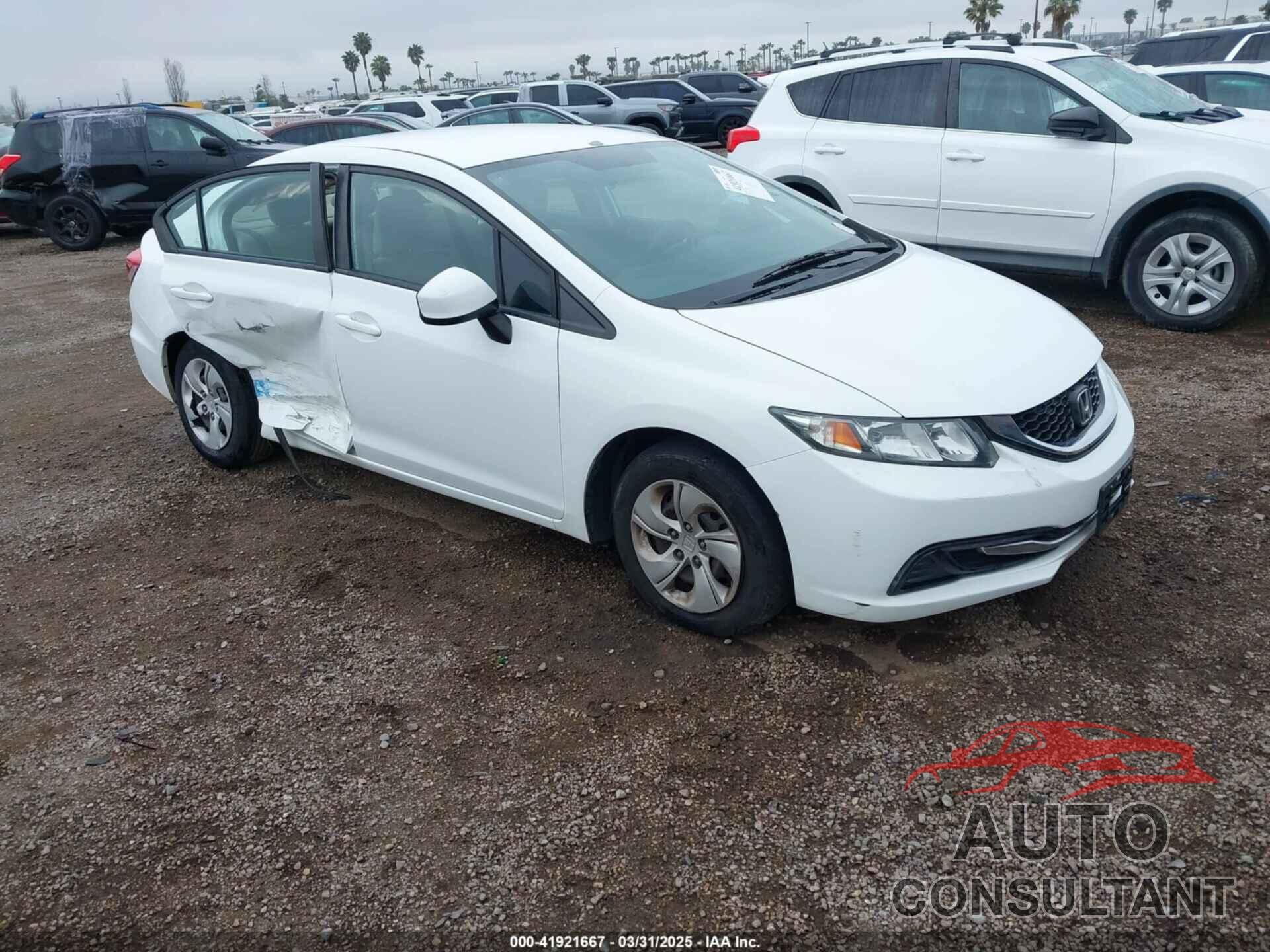 HONDA CIVIC 2013 - 19XFB2F54DE011454