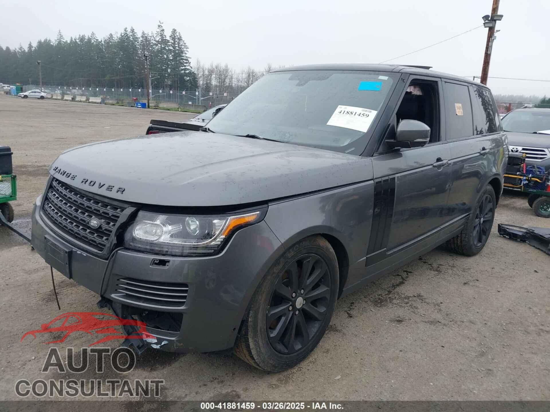 LAND ROVER RANGE ROVER 2015 - SALGS2VF8FA231130