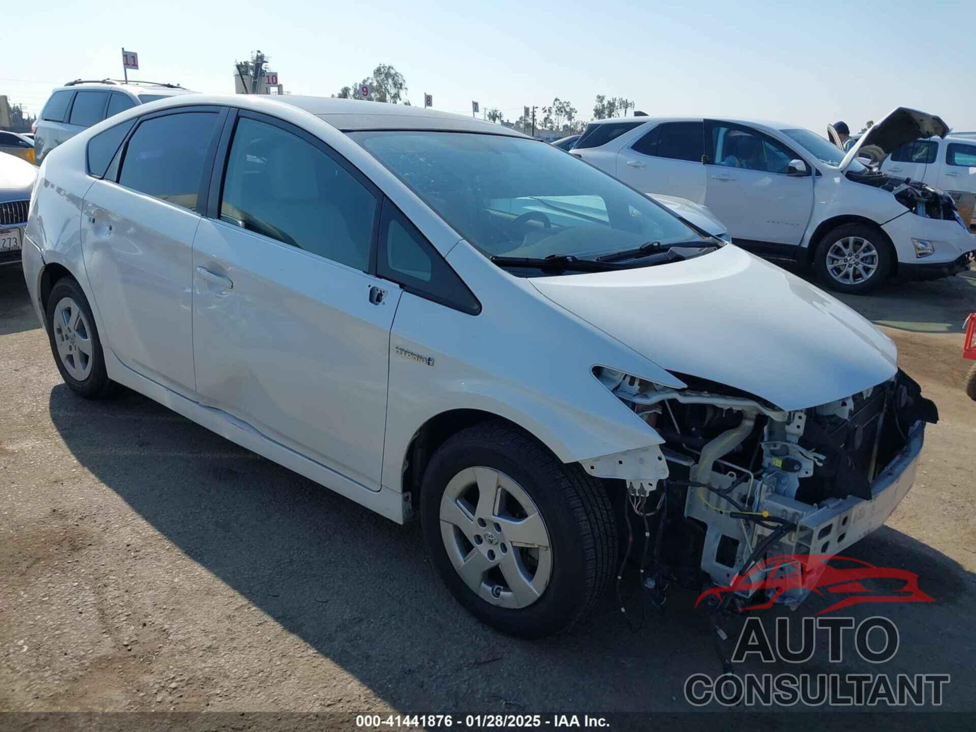 TOYOTA PRIUS 2010 - JTDKN3DU3A1211763