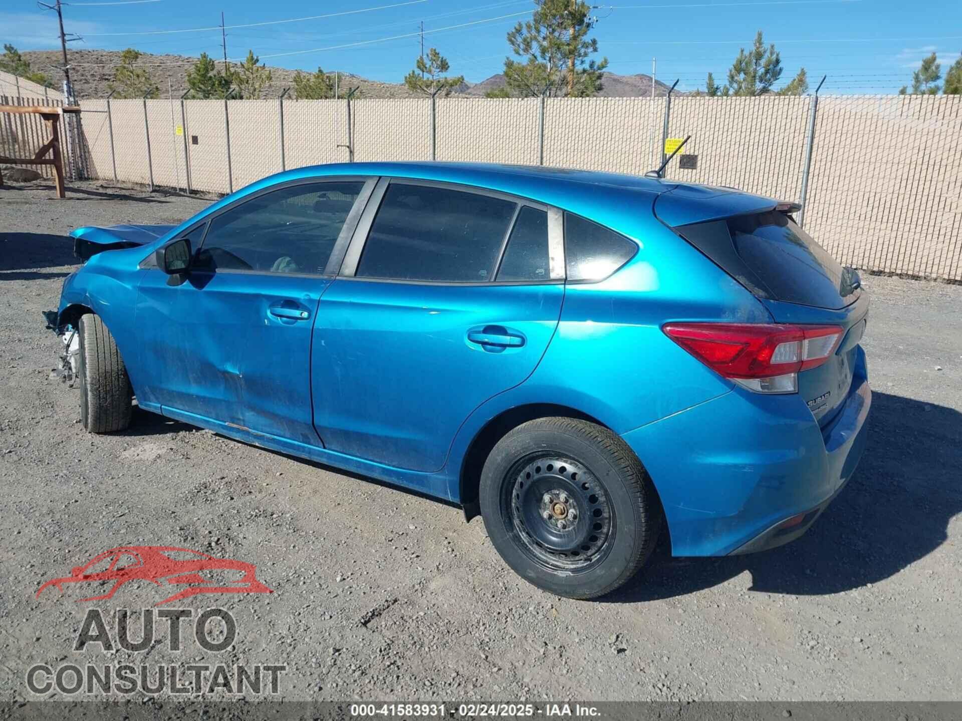 SUBARU IMPREZA 2019 - 4S3GTAA66K3703473