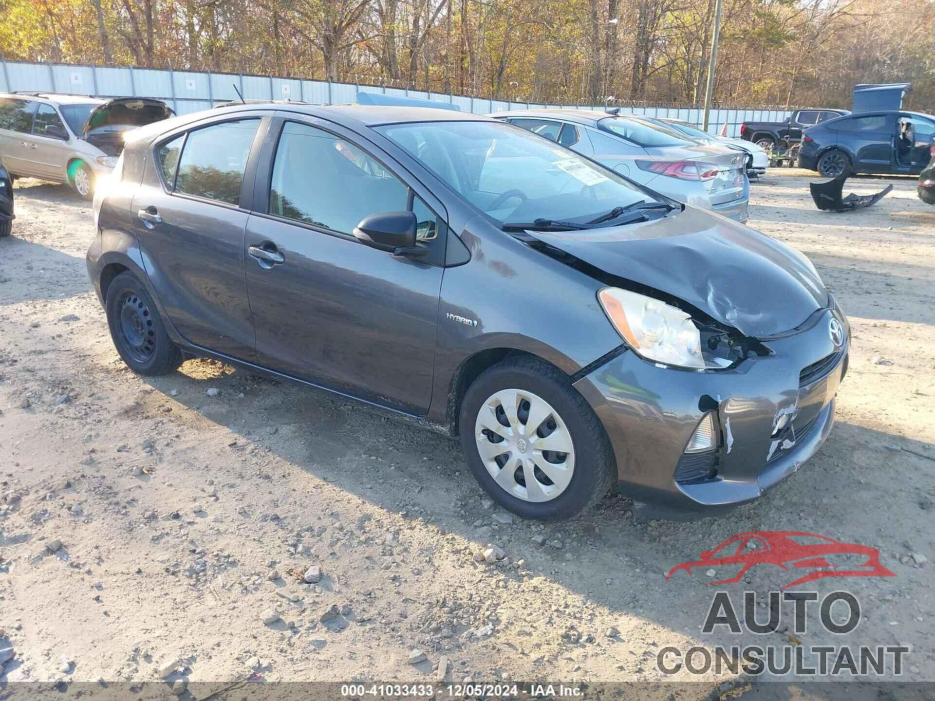 TOYOTA PRIUS C 2012 - JTDKDTB38C1500136