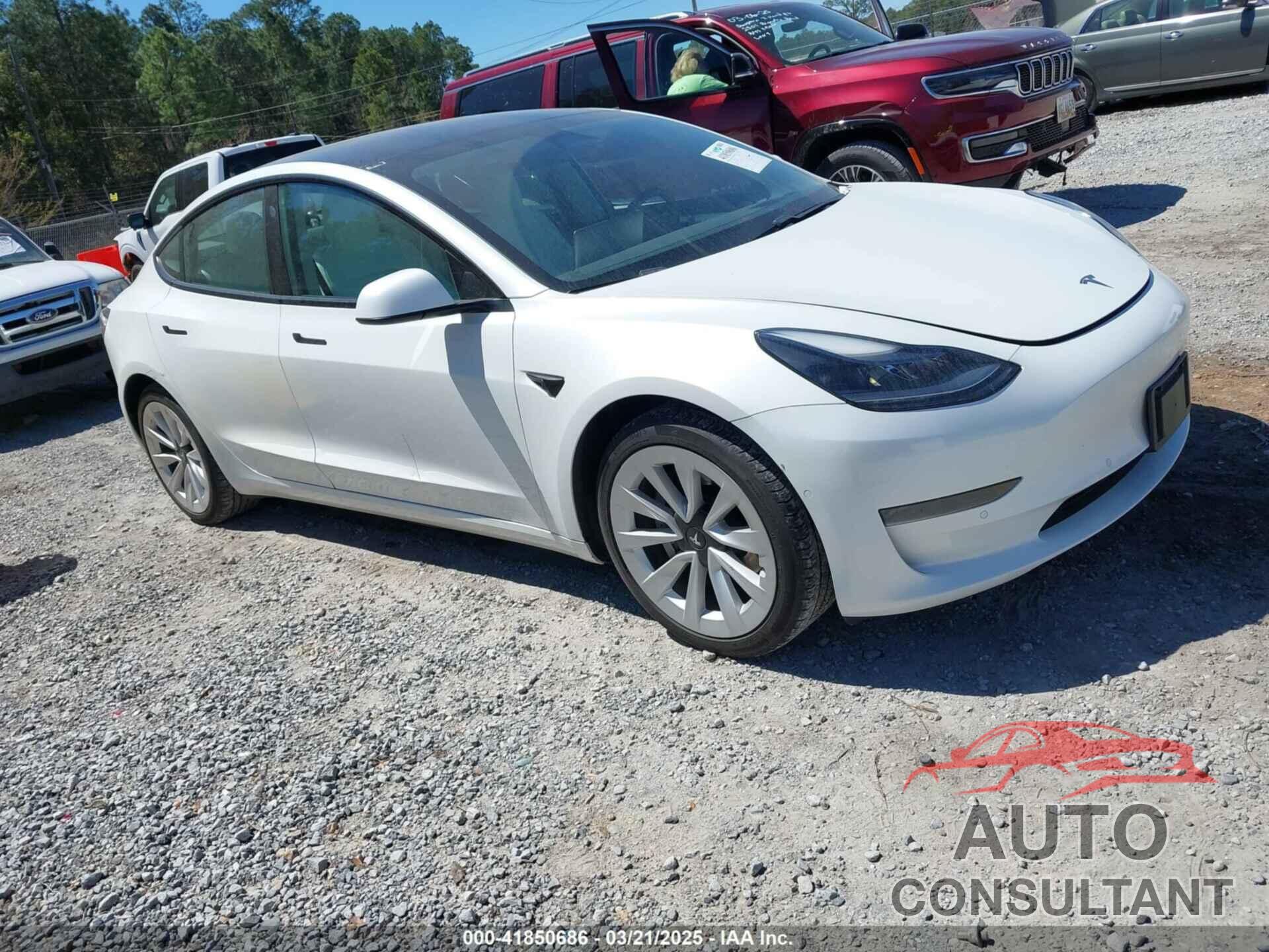 TESLA MODEL 3 2021 - 5YJ3E1EA2MF020540