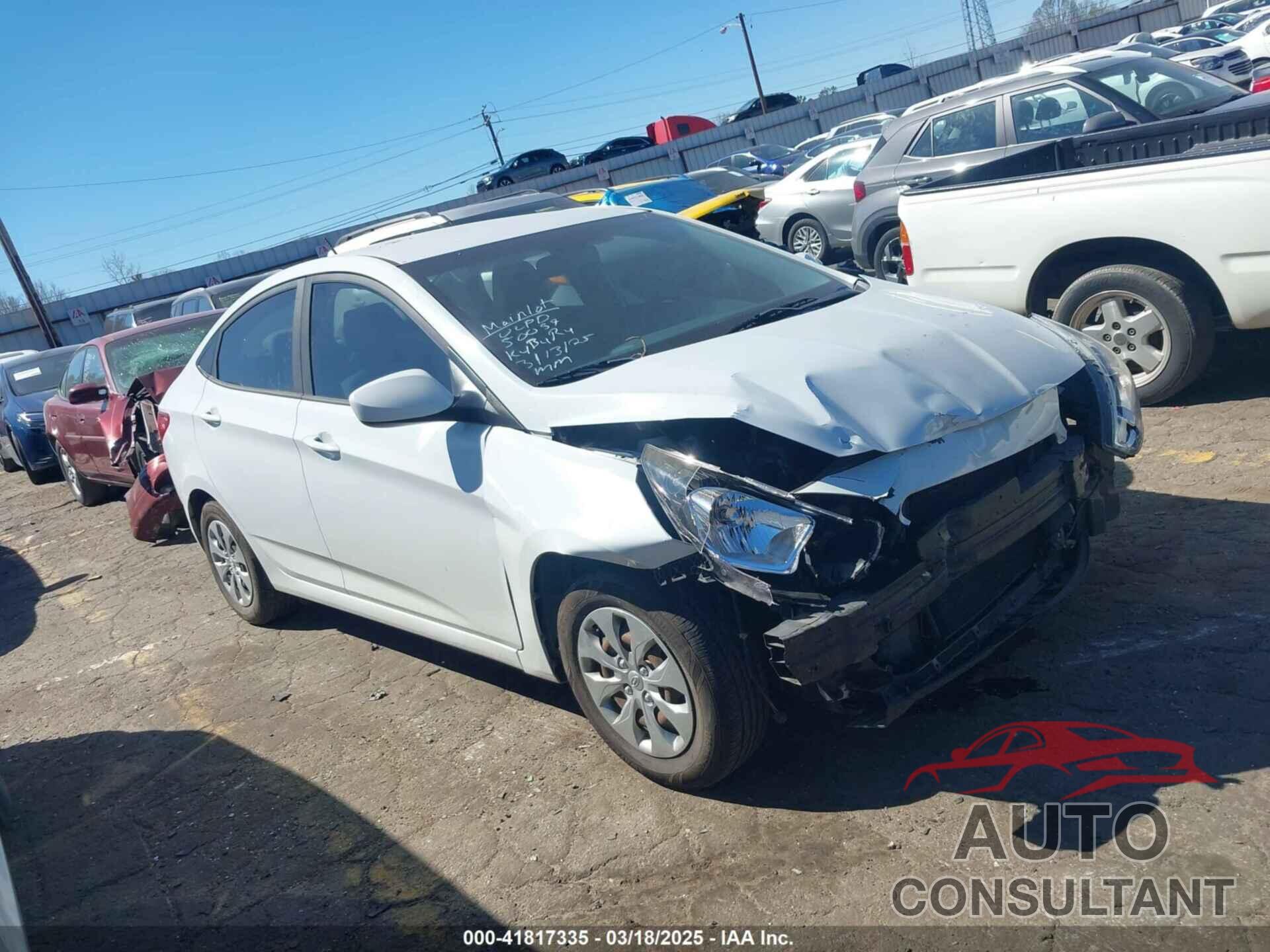 HYUNDAI ACCENT 2017 - KMHCT4AEXHU375996