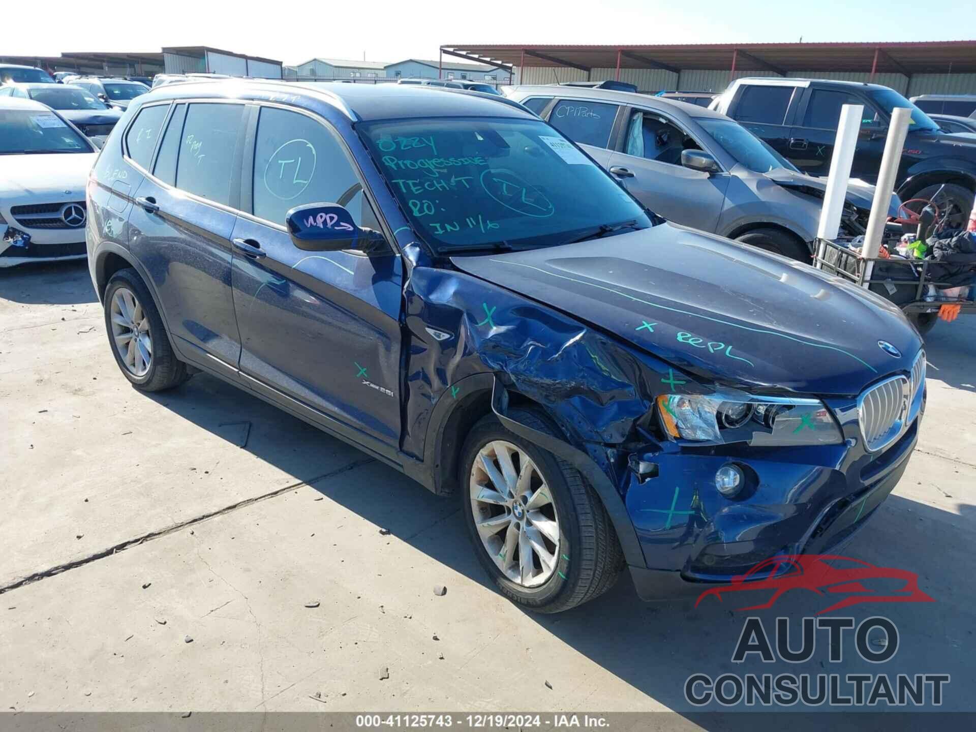 BMW X3 2014 - 5UXWX9C59E0D24431