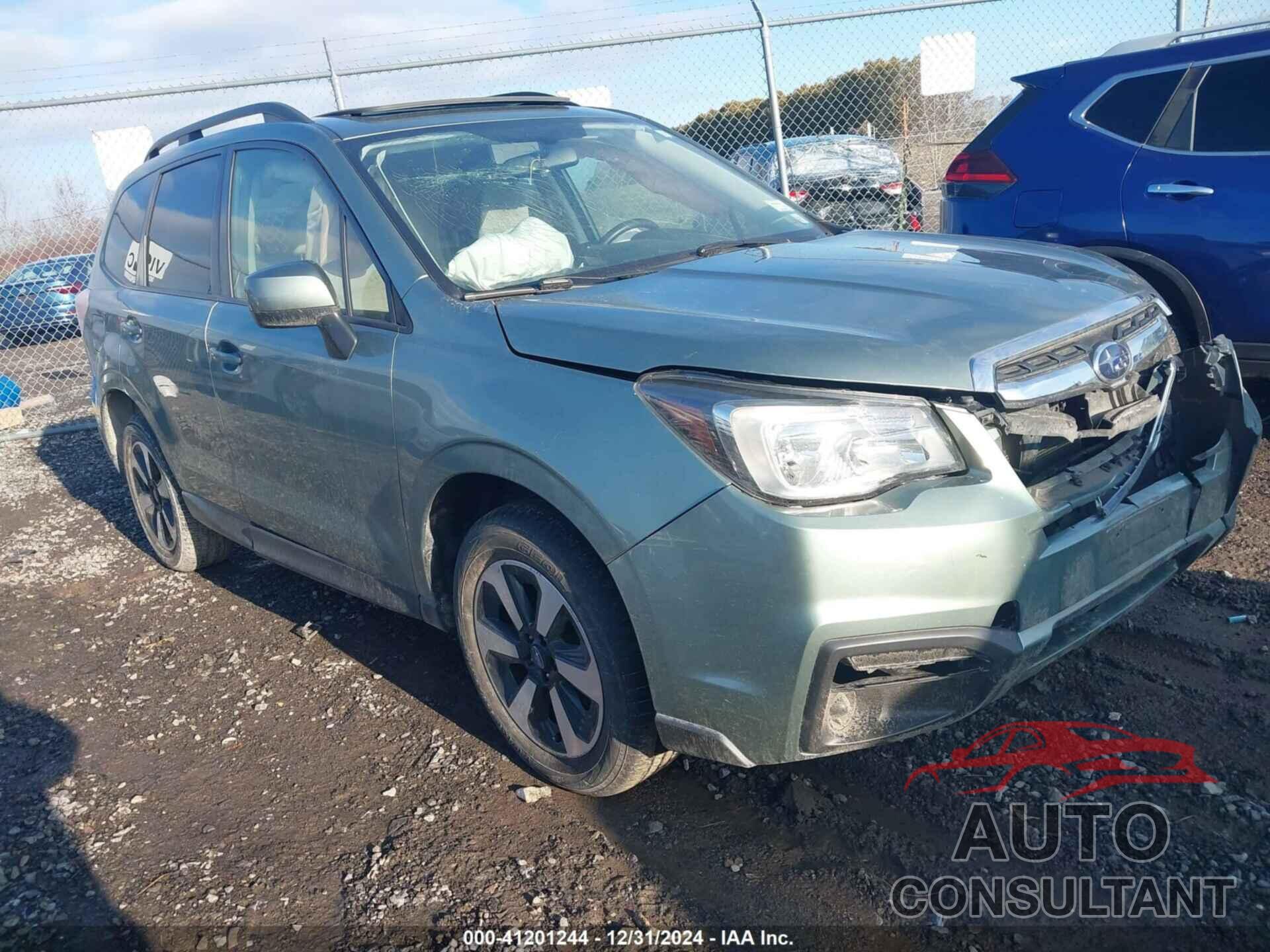 SUBARU FORESTER 2018 - JF2SJAEC5JH510797