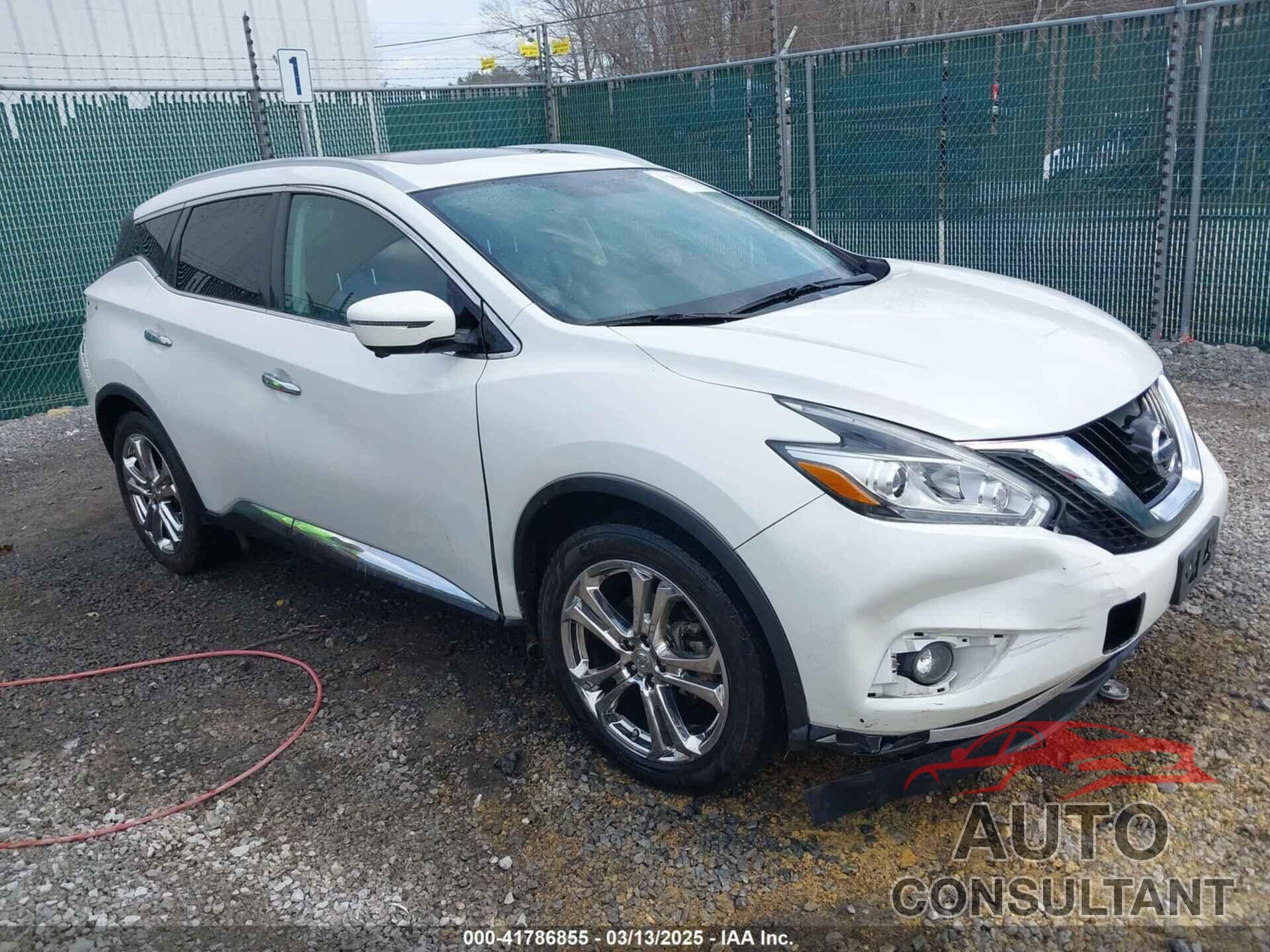 NISSAN MURANO 2017 - 5N1AZ2MH4HN125910
