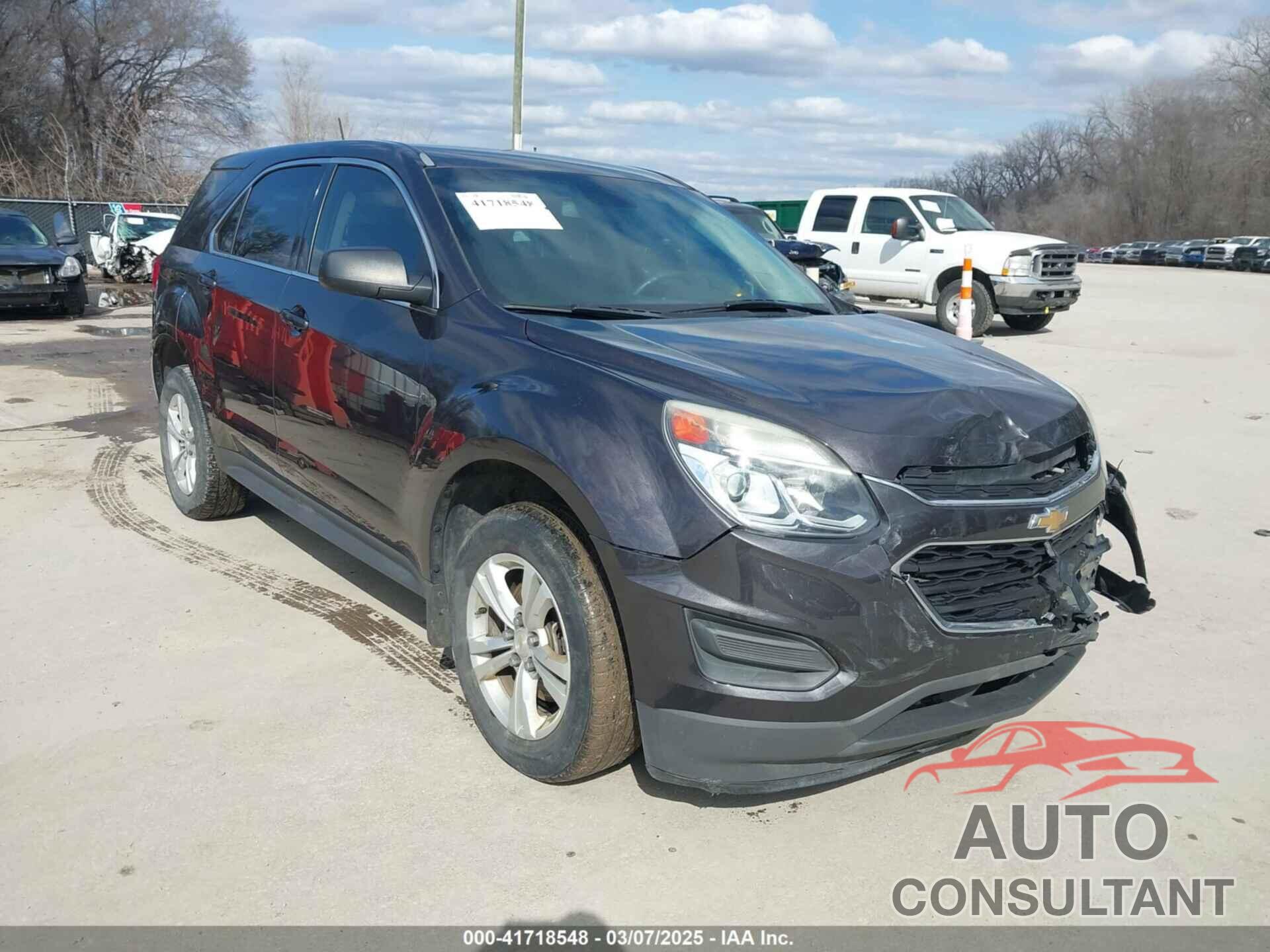 CHEVROLET EQUINOX 2016 - 2GNALBEK7G6254038
