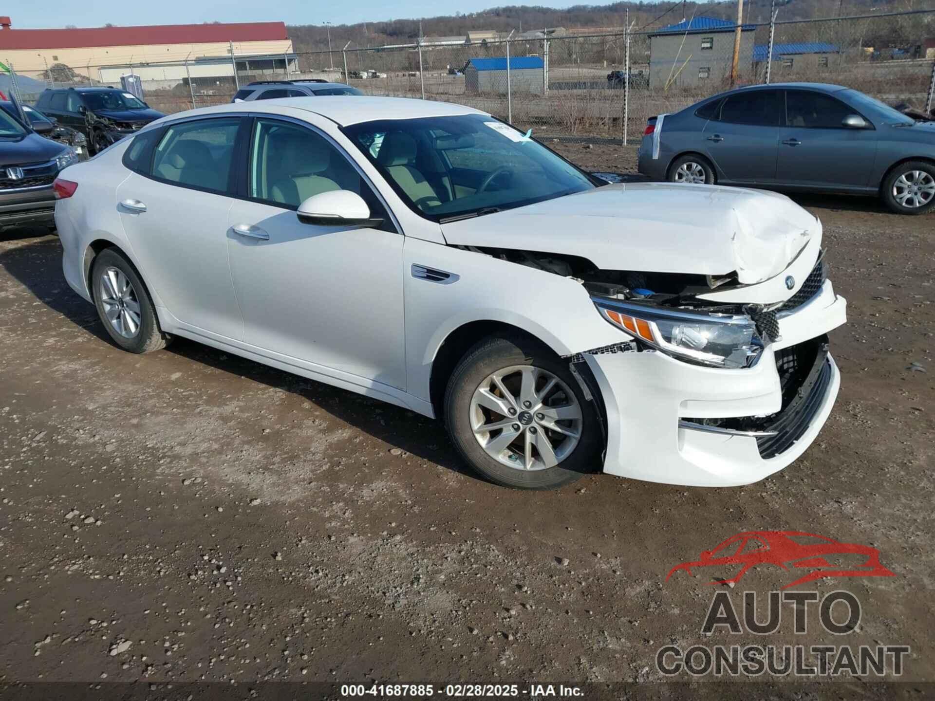 KIA OPTIMA 2016 - KNAGT4L35G5098732