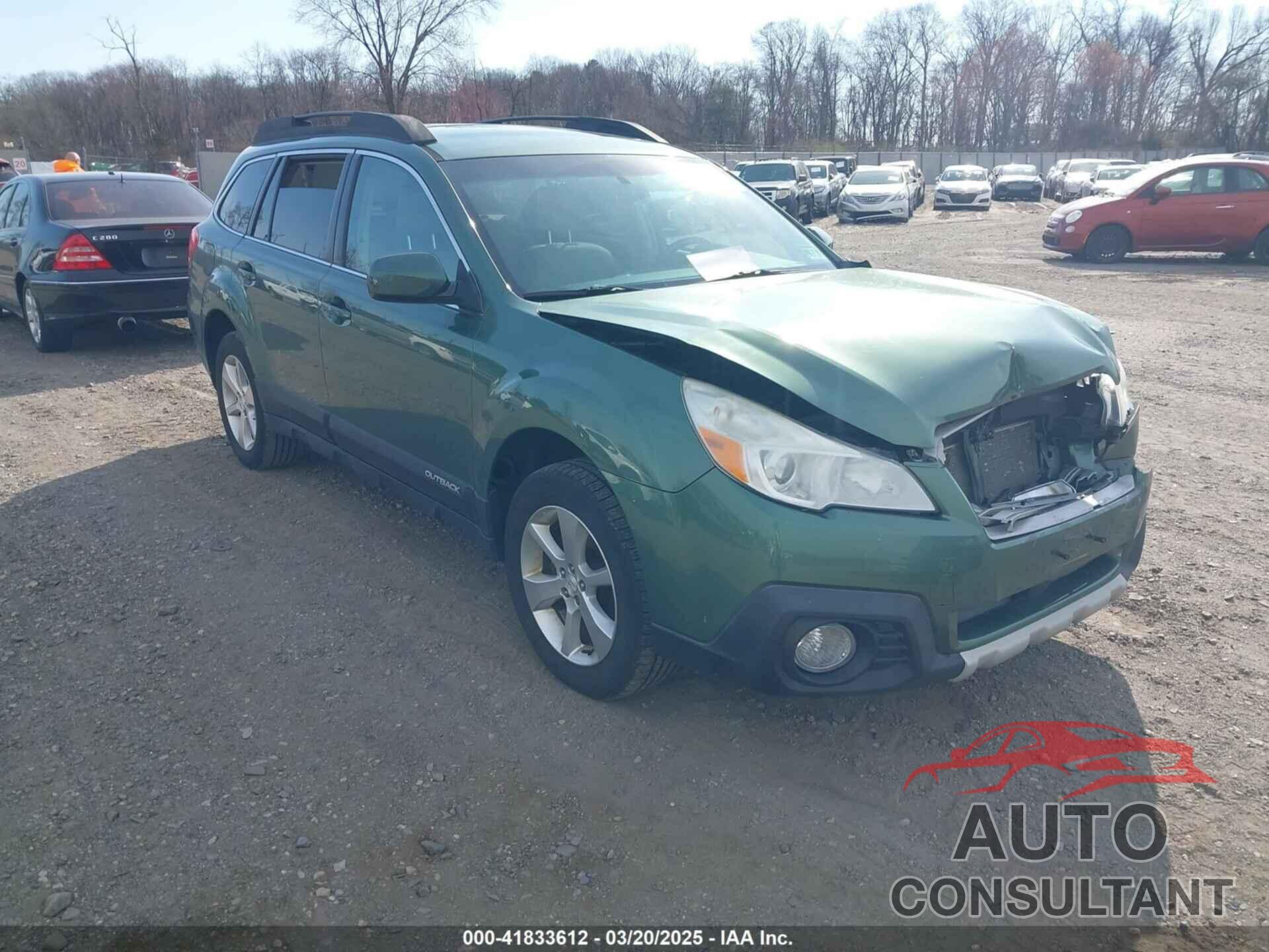 SUBARU OUTBACK 2014 - 4S4BRBLC6E3315967