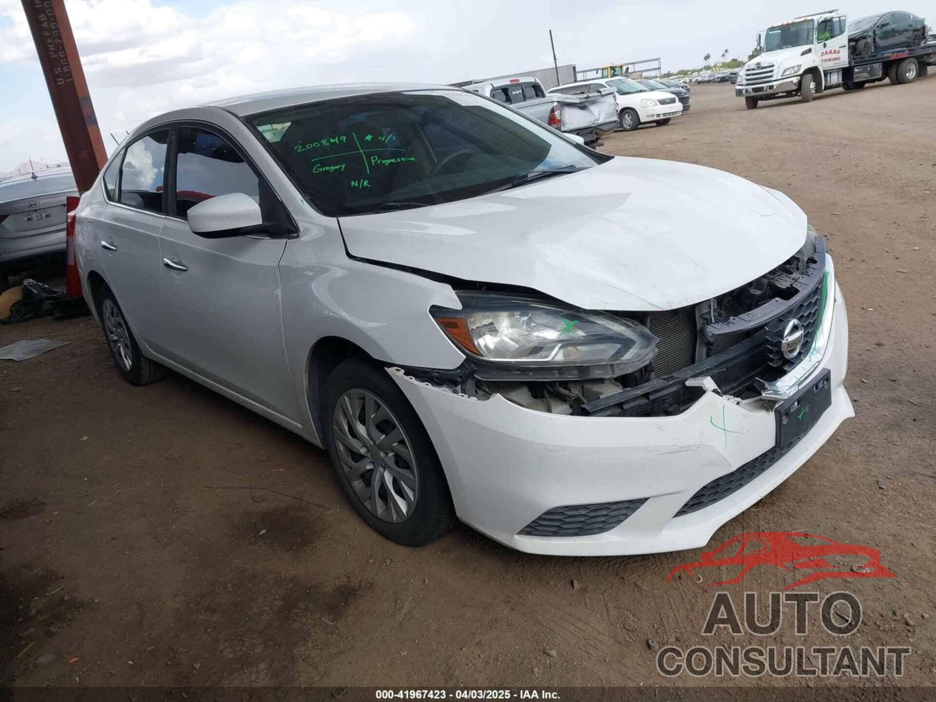 NISSAN SENTRA 2017 - 3N1AB7AP1HY217029
