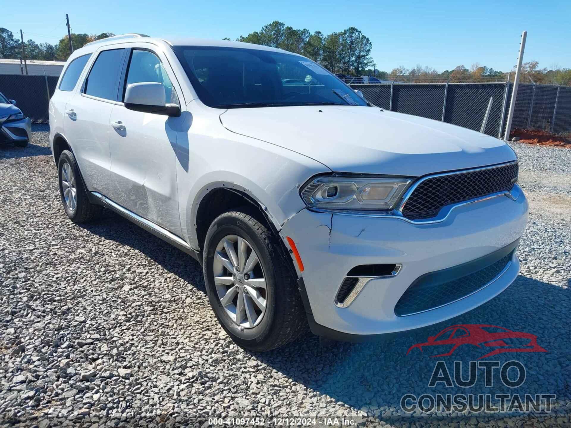 DODGE DURANGO 2022 - 1C4RDJAG6NC228040