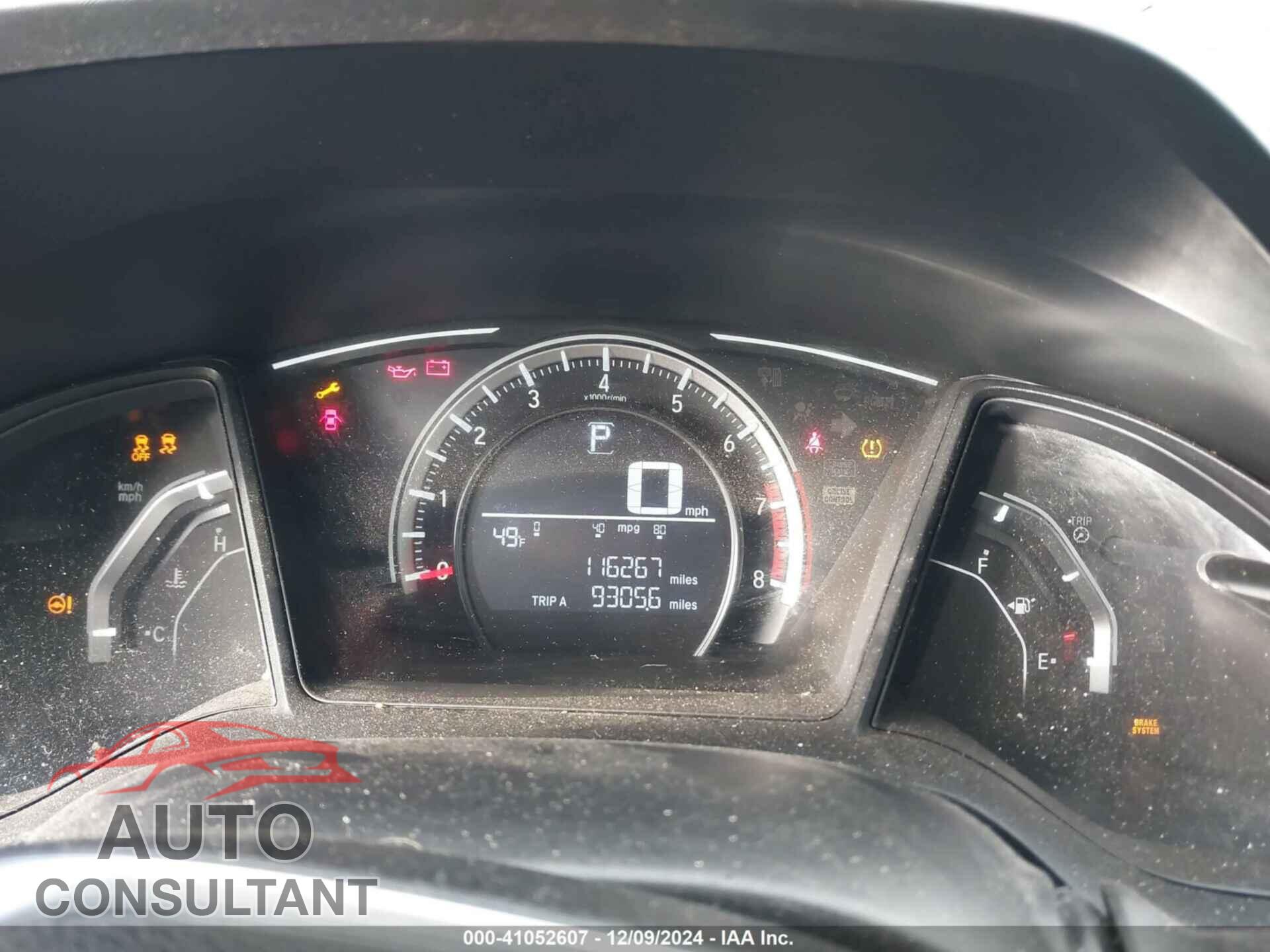 HONDA CIVIC 2017 - 19XFC2F59HE081681