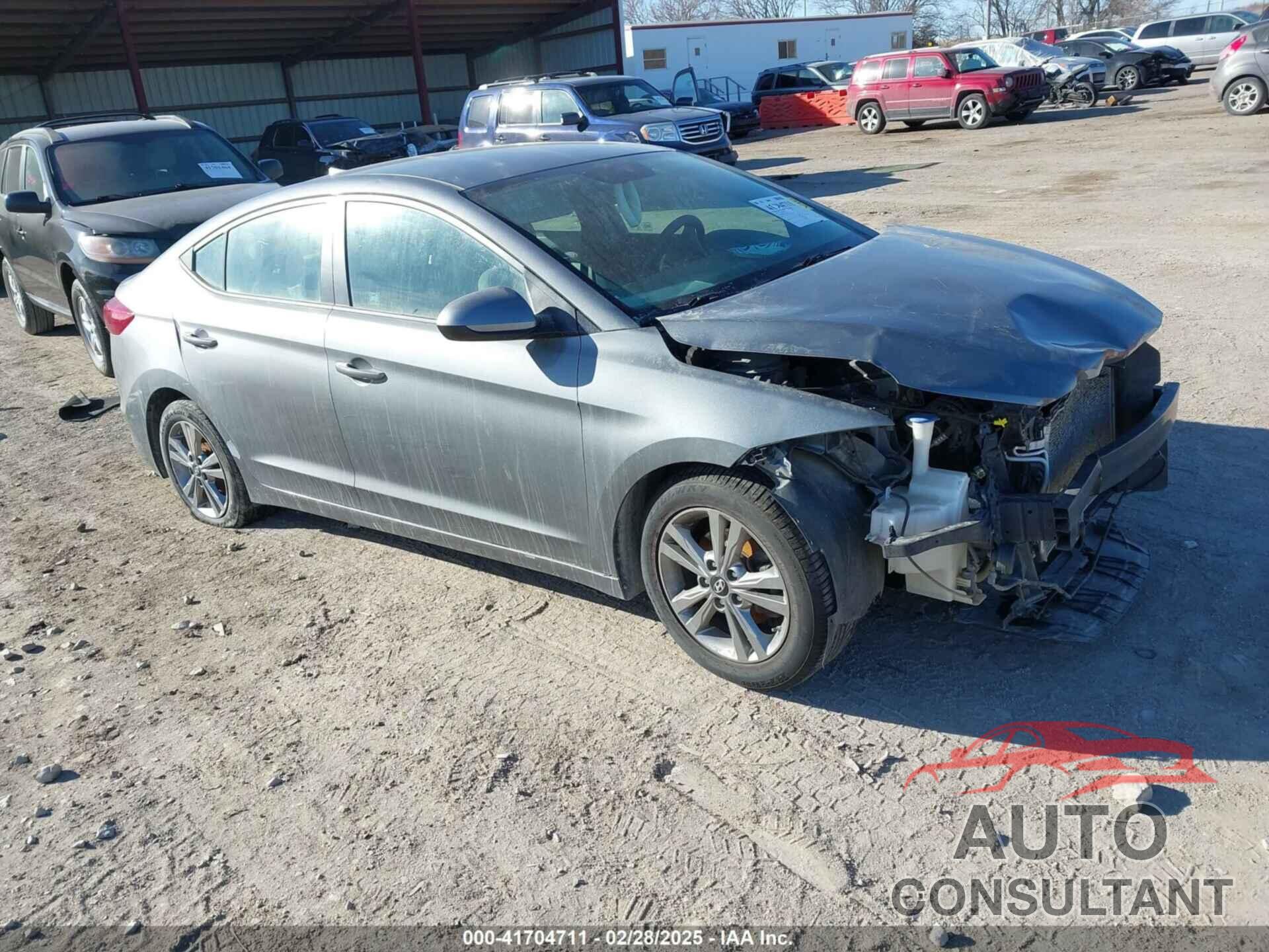 HYUNDAI ELANTRA 2017 - KMHD84LF3HU401009