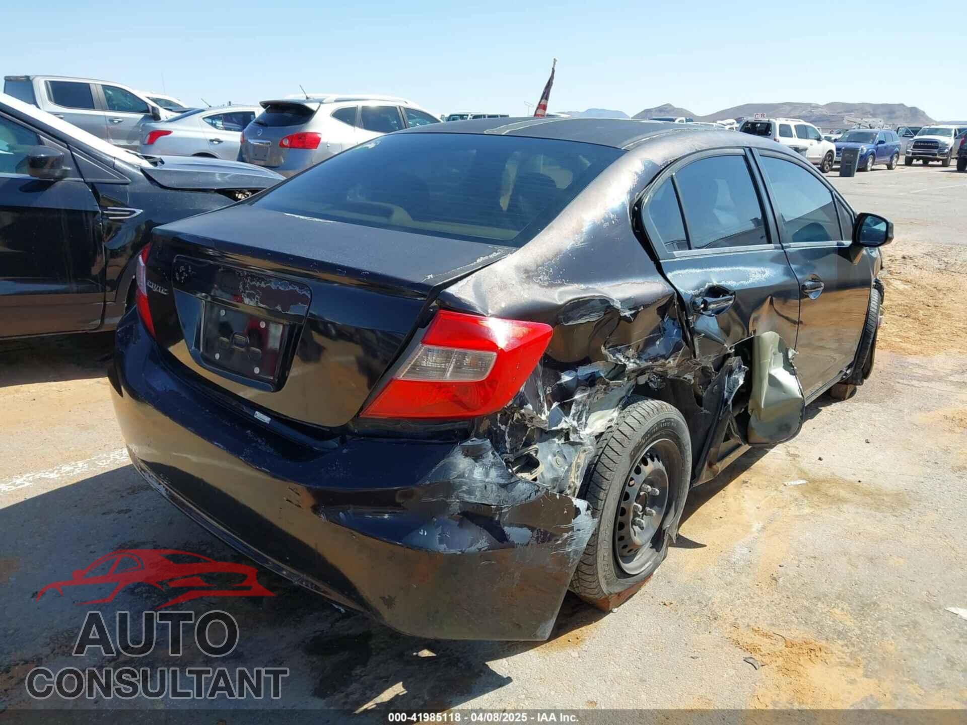 HONDA CIVIC 2012 - 2HGFB2F54CH593236