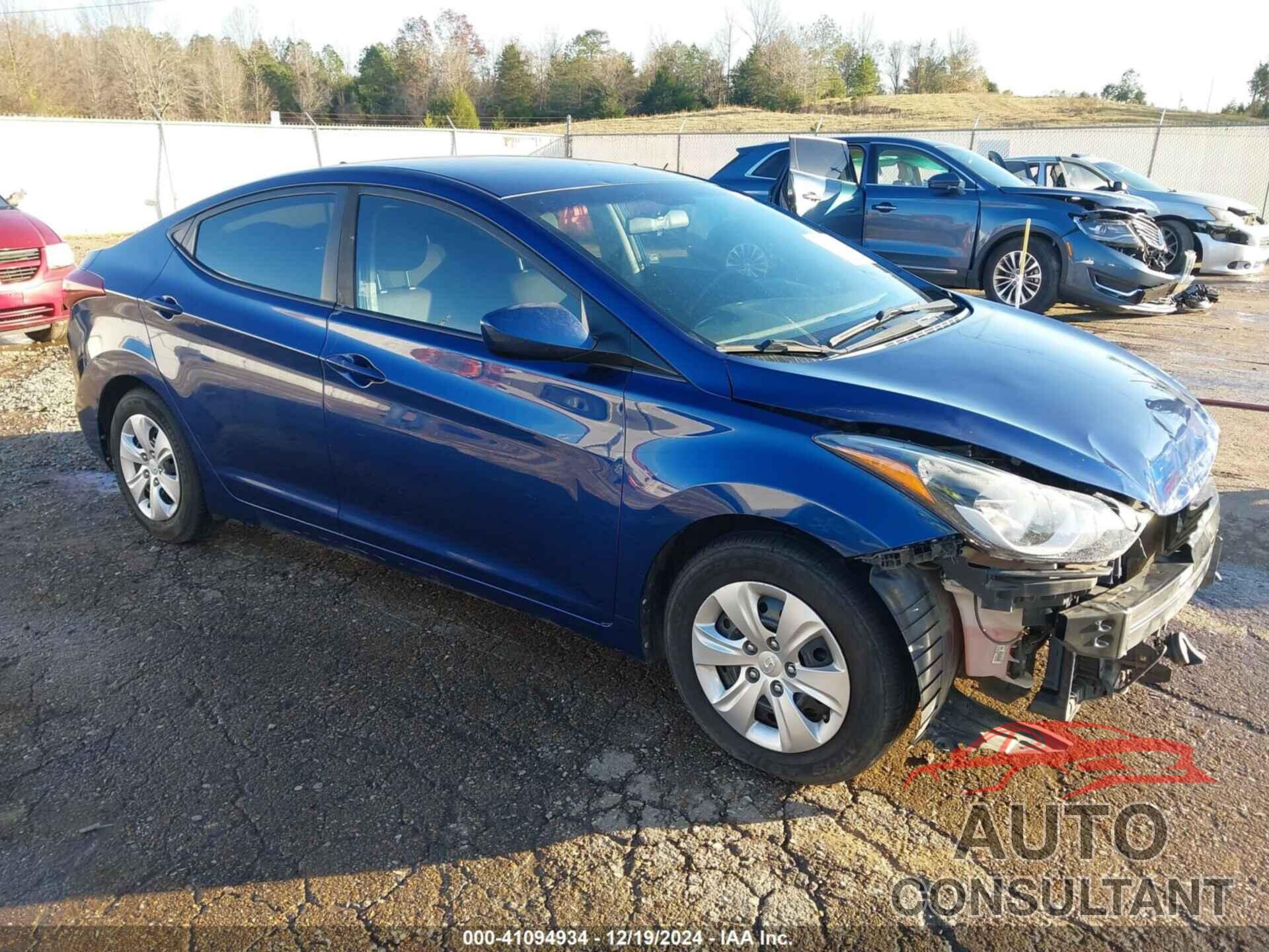 HYUNDAI ELANTRA 2016 - 5NPDH4AE2GH744367