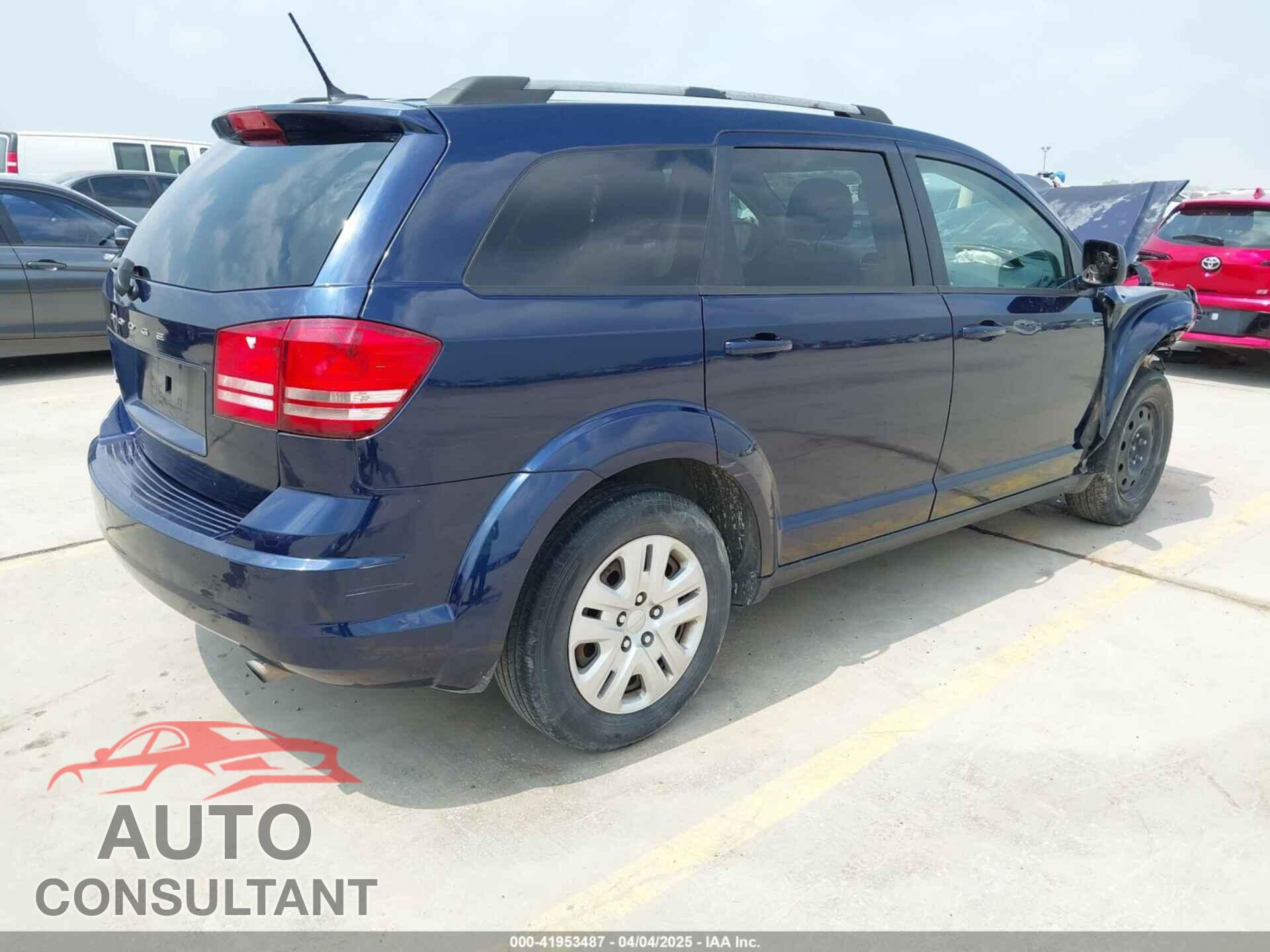 DODGE JOURNEY 2017 - 3C4PDCAB5HT627103