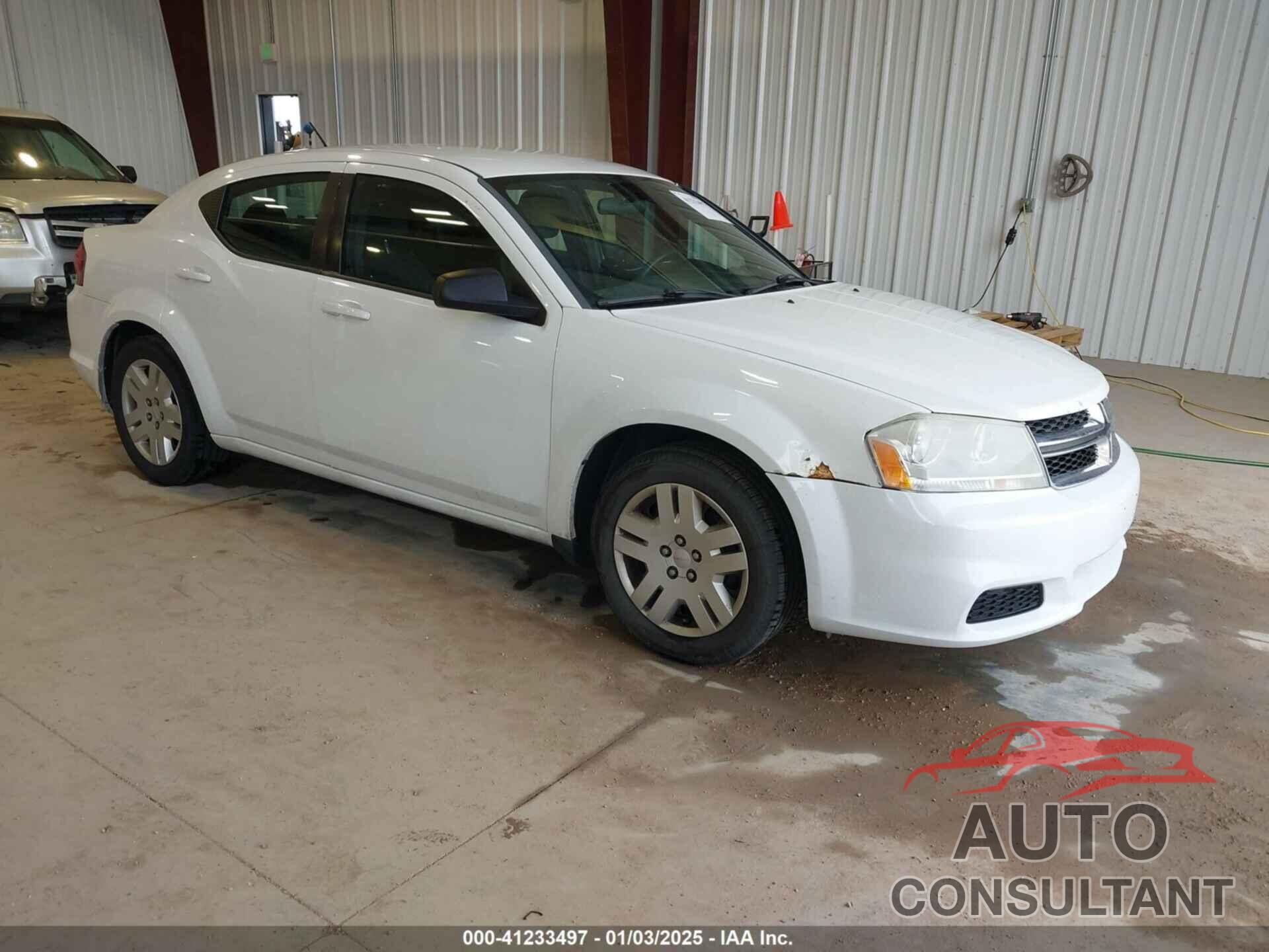 DODGE AVENGER 2013 - 1C3CDZAB0DN596861