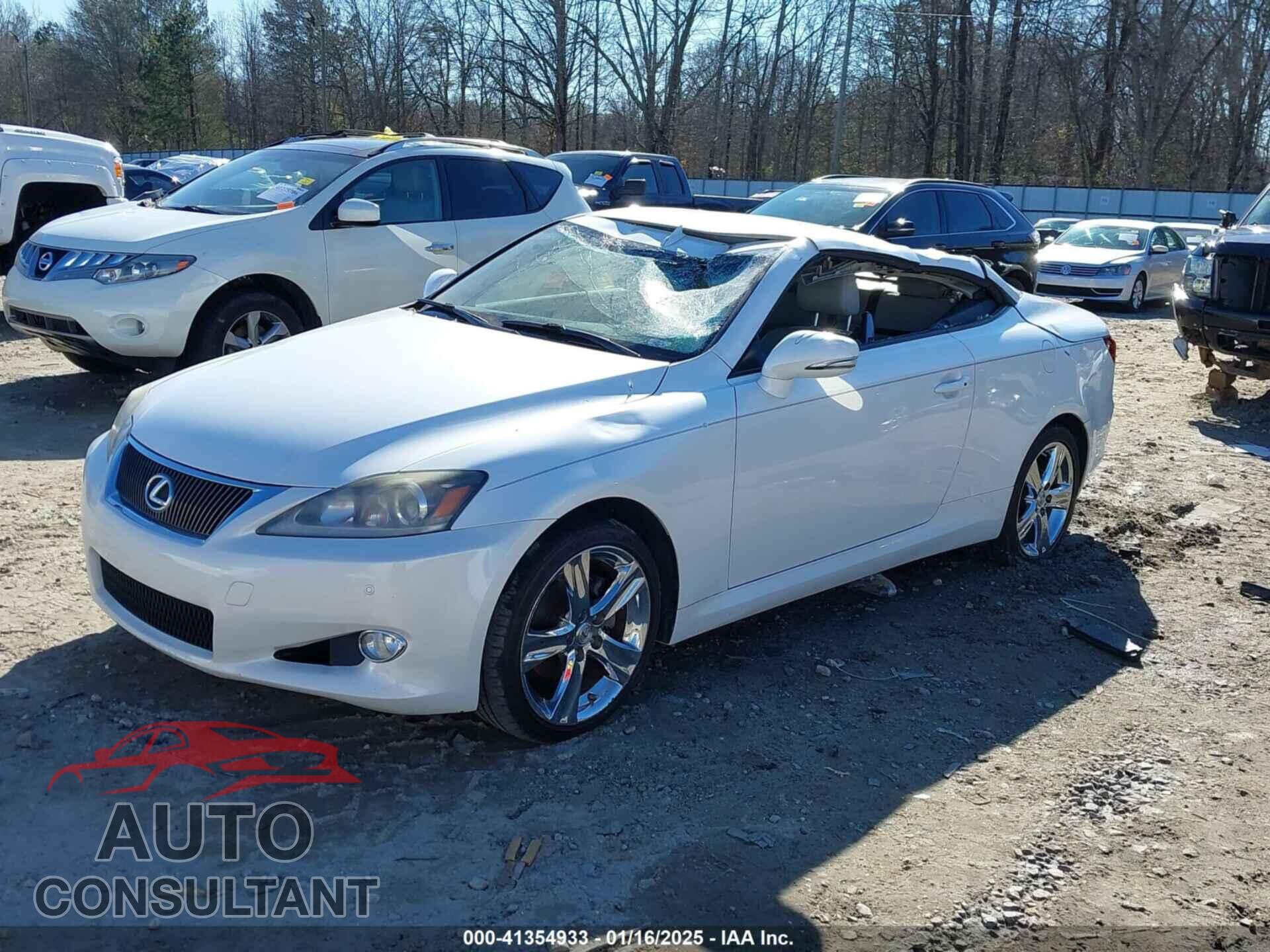 LEXUS IS 250C 2012 - JTHFF2C28C2521444