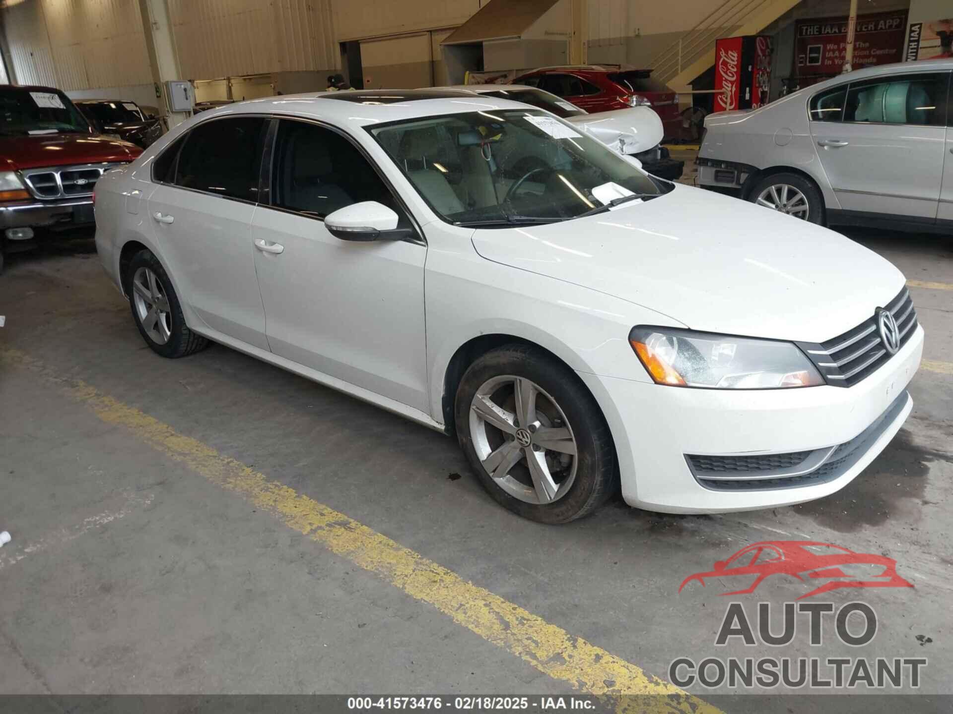 VOLKSWAGEN PASSAT 2012 - 1VWBP7A33CC093053