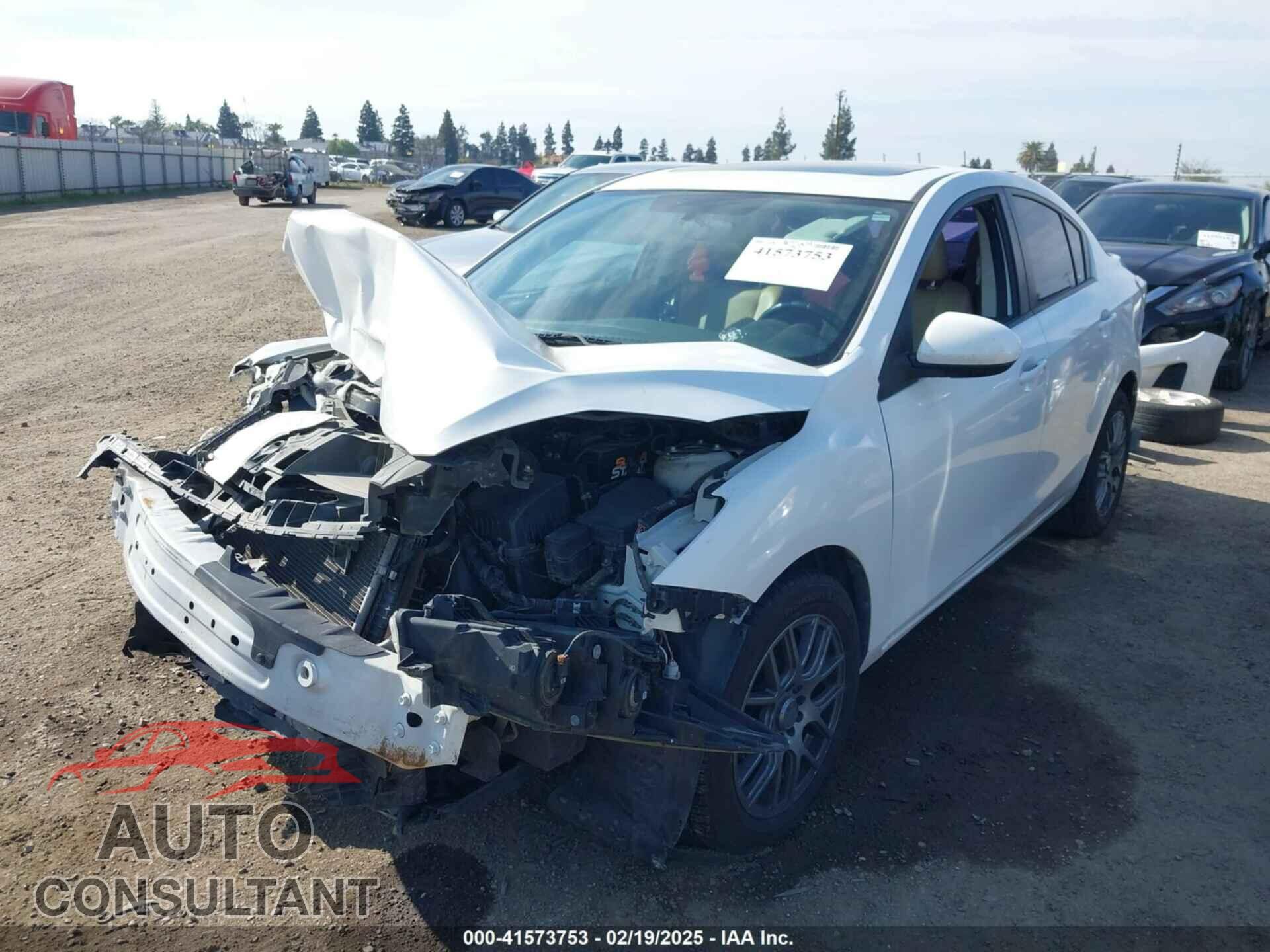 MAZDA MAZDA3 2013 - JM1BL1WP3D1783731