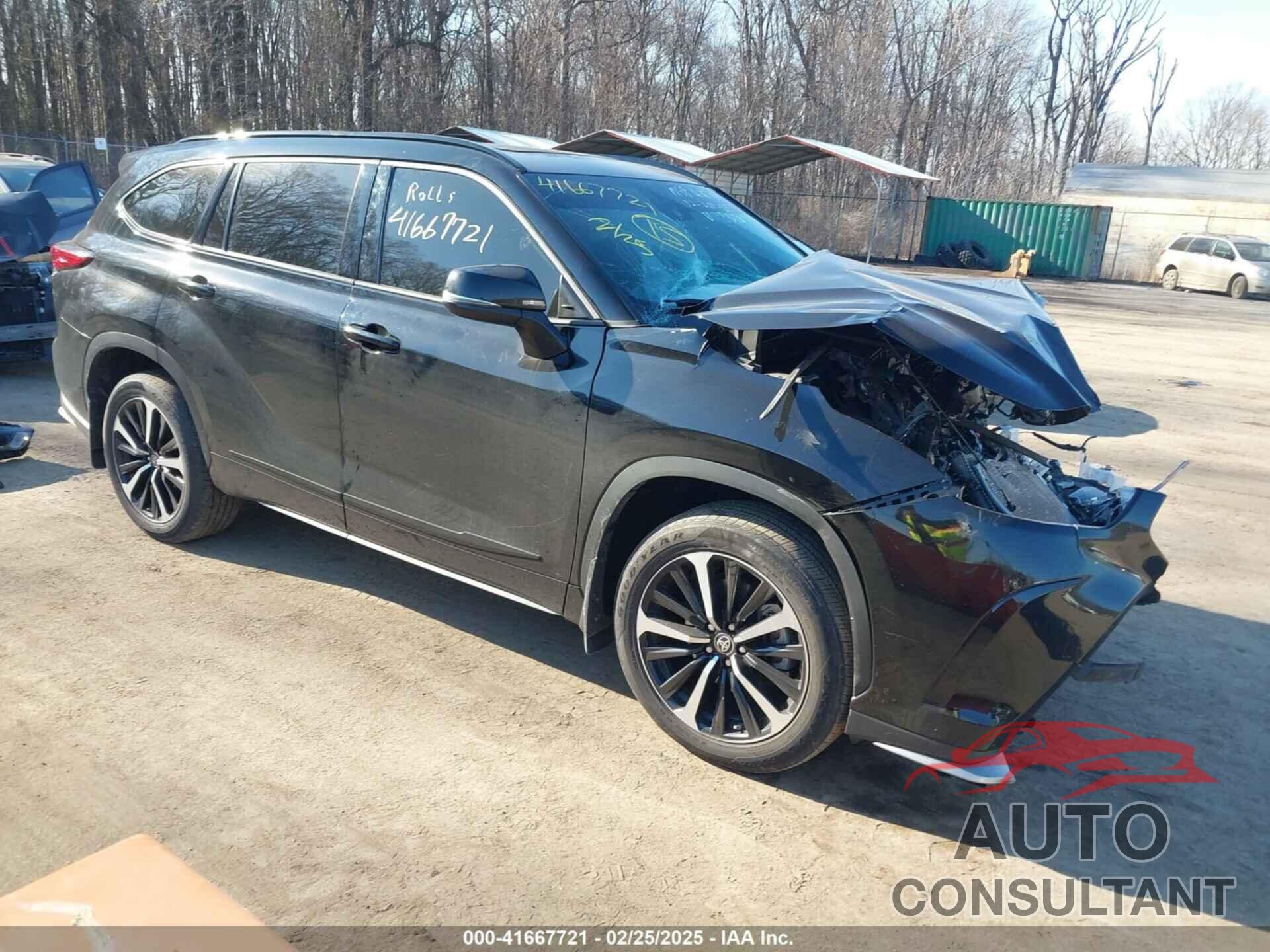 TOYOTA HIGHLANDER 2022 - 5TDJZRBH5NS207358