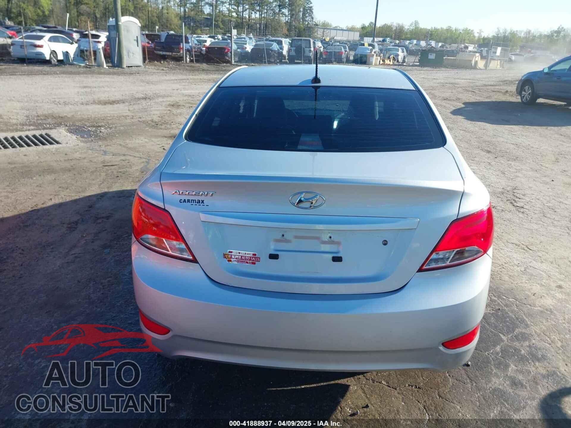 HYUNDAI ACCENT 2015 - KMHCT4AE0FU875808