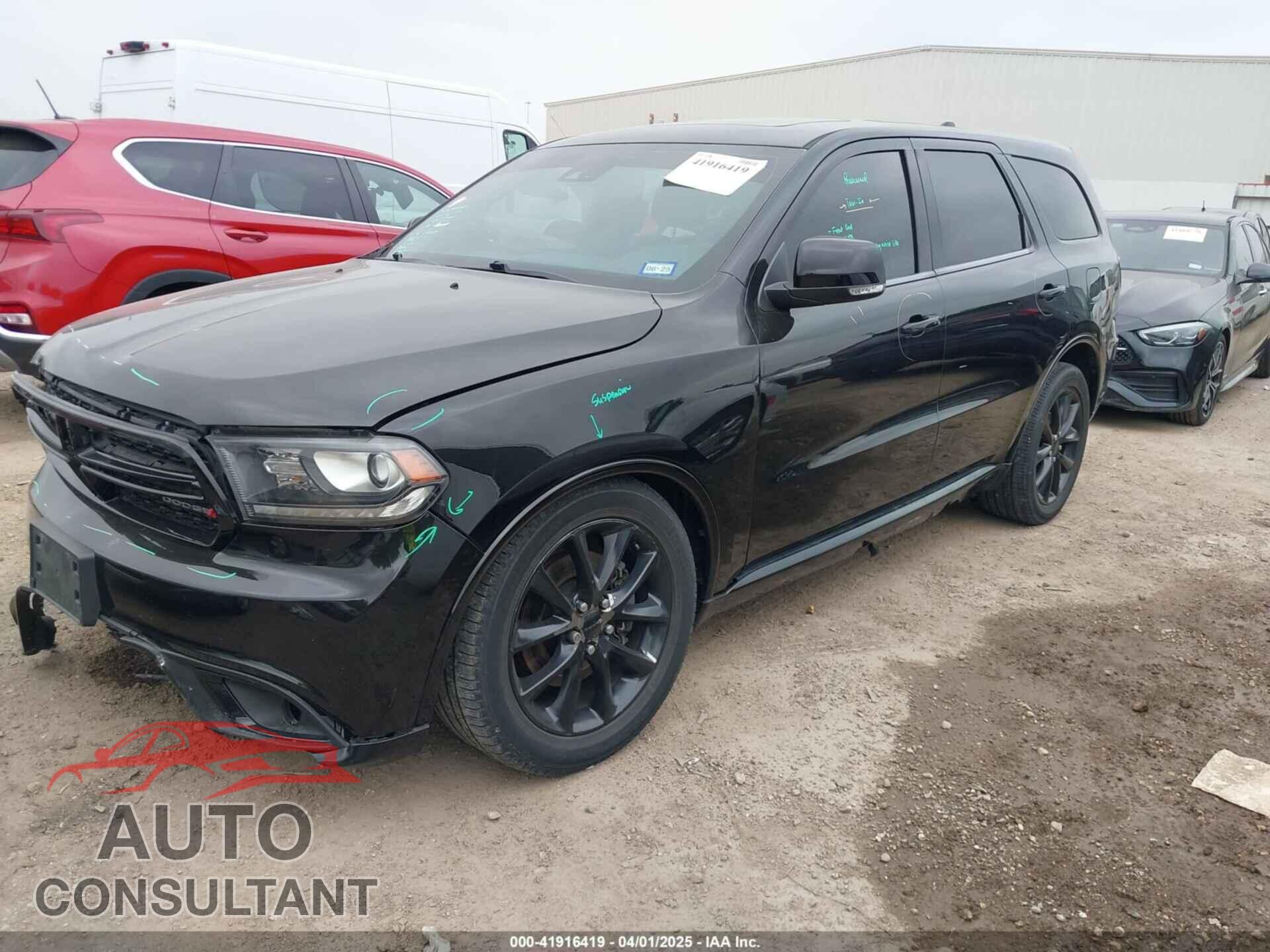 DODGE DURANGO 2017 - 1C4SDHCT8HC752797