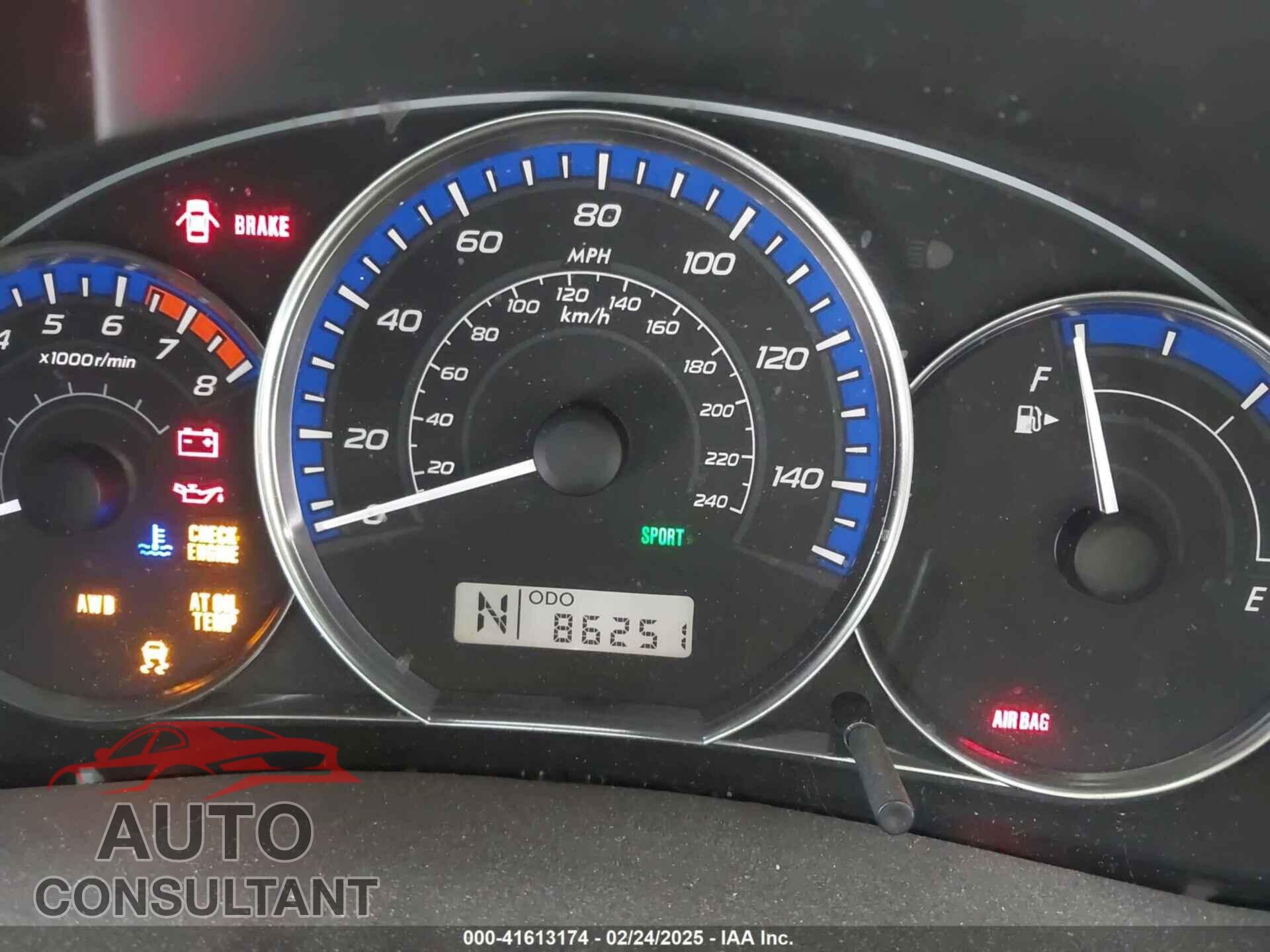 SUBARU FORESTER 2011 - JF2SHAFC8BH752012