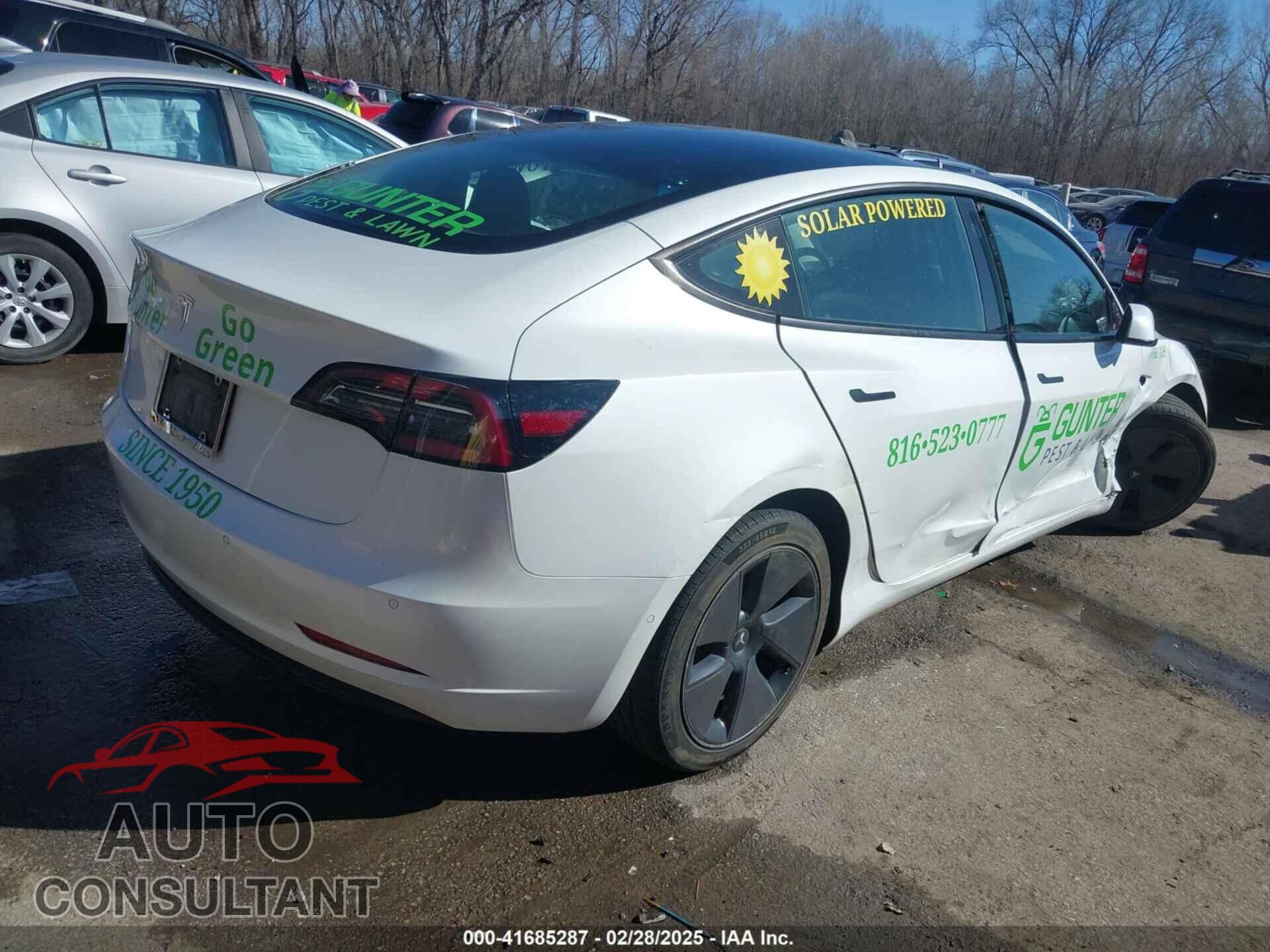 TESLA MODEL 3 2021 - 5YJ3E1EA0MF009620
