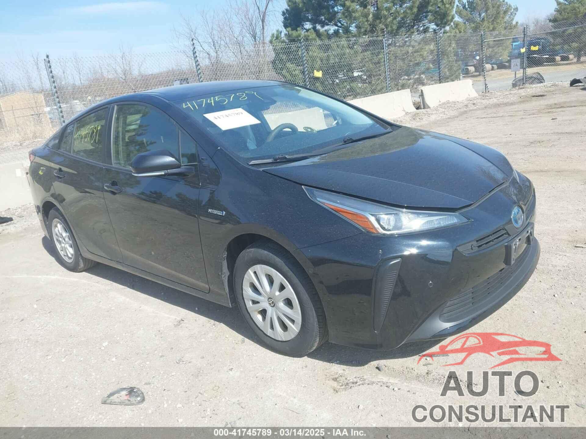 TOYOTA PRIUS 2019 - JTDKARFU1K3092063