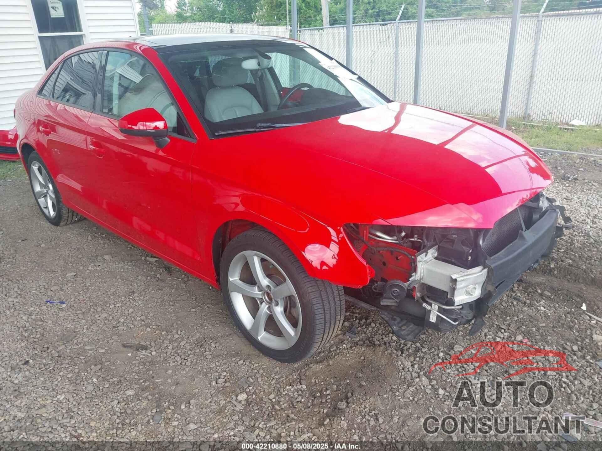 AUDI A3 2015 - WAUACGFFXF1044118