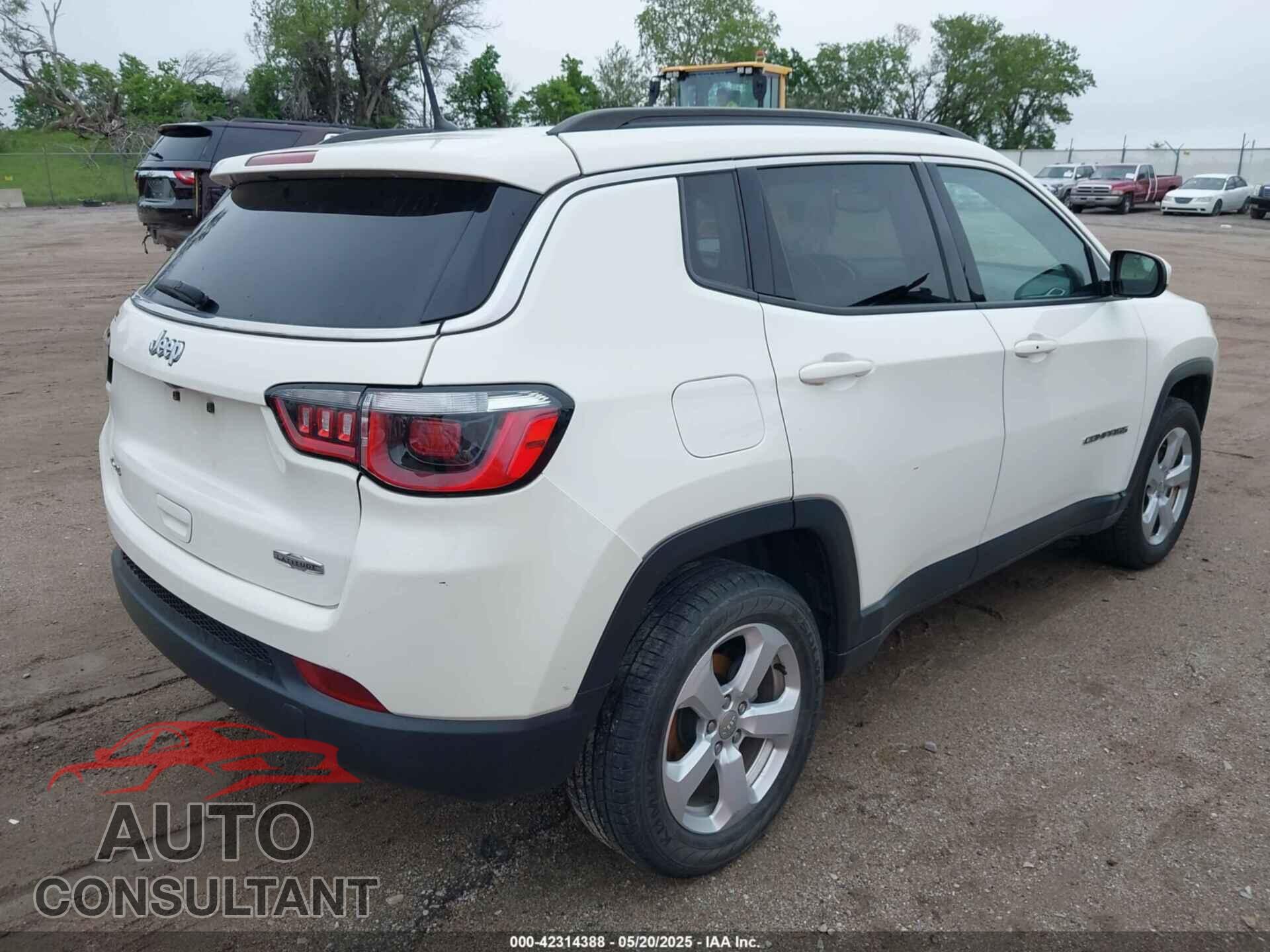 JEEP NEW COMPASS 2017 - 3C4NJDBB8HT628279