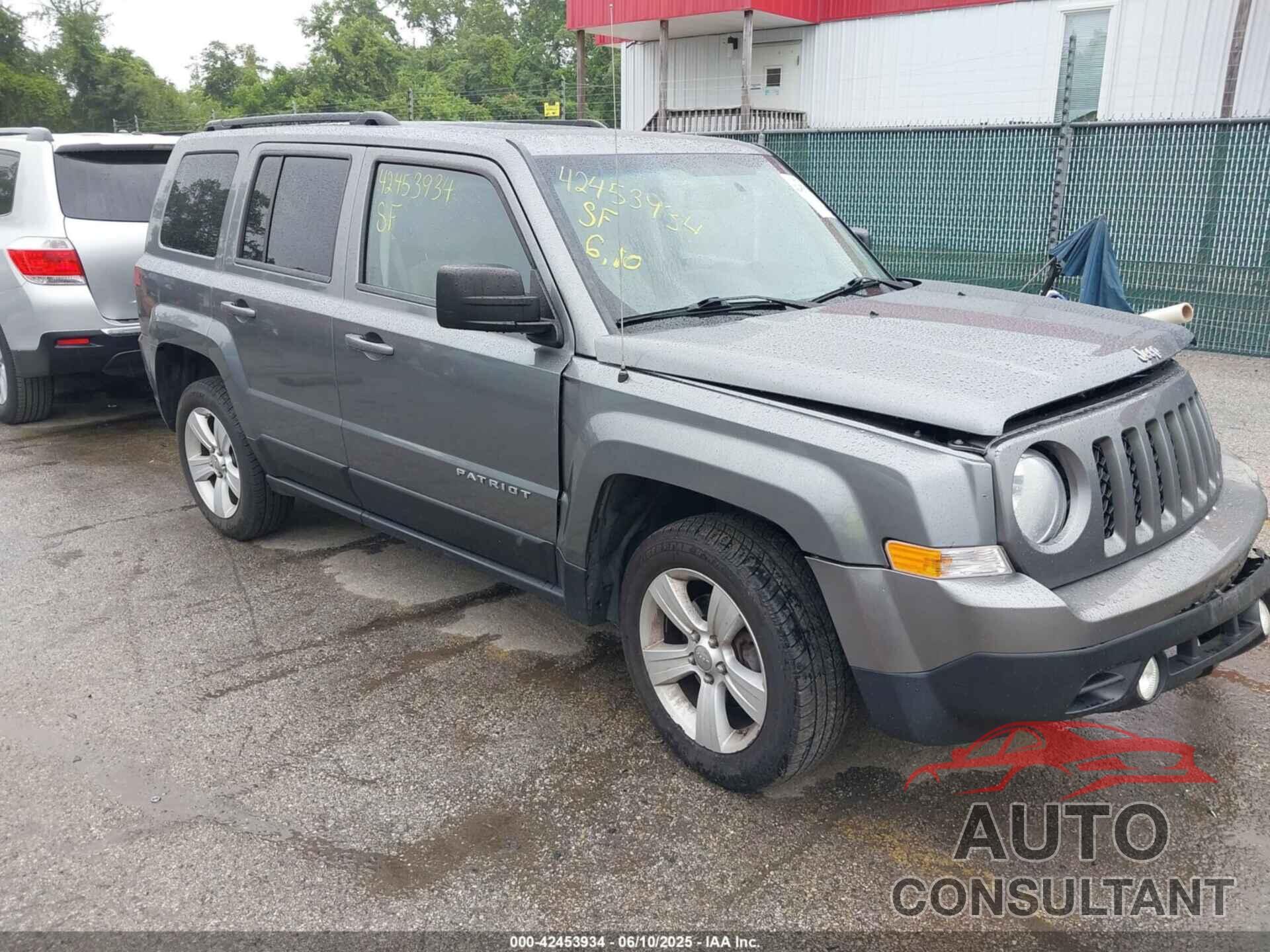 JEEP PATRIOT 2012 - 1C4NJRFB2CD599951