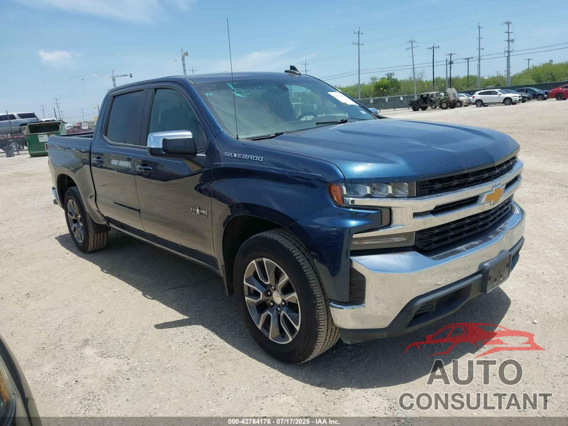 CHEVROLET SILVERADO 1500 2021 - 3GCPWCED2MG156570