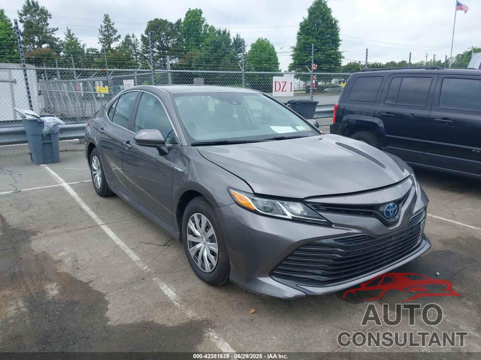 TOYOTA CAMRY HYBRID 2019 - 4T1B31HK8KU516092