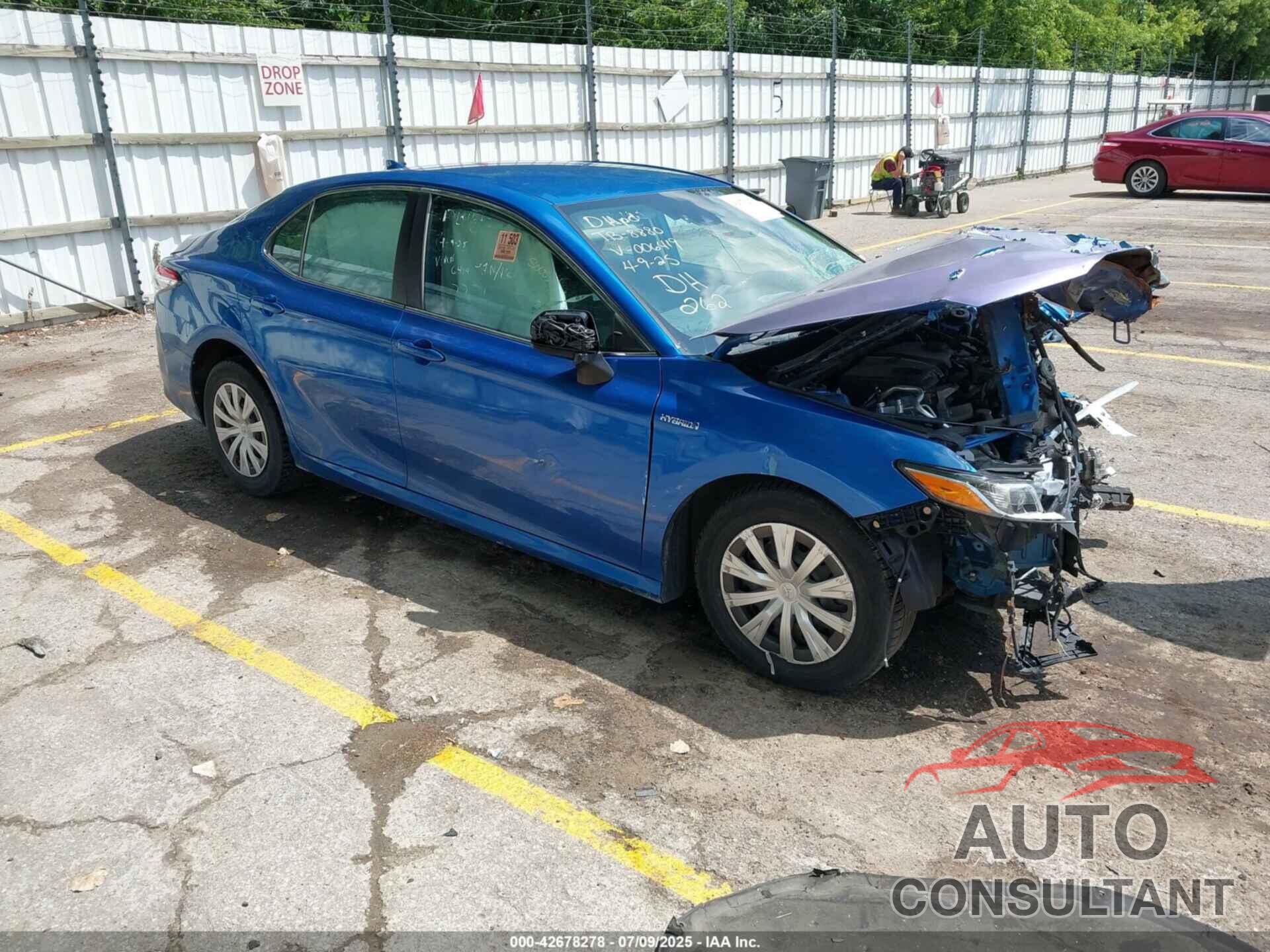 TOYOTA CAMRY HYBRID 2019 - 4T1B31HK6KU006419