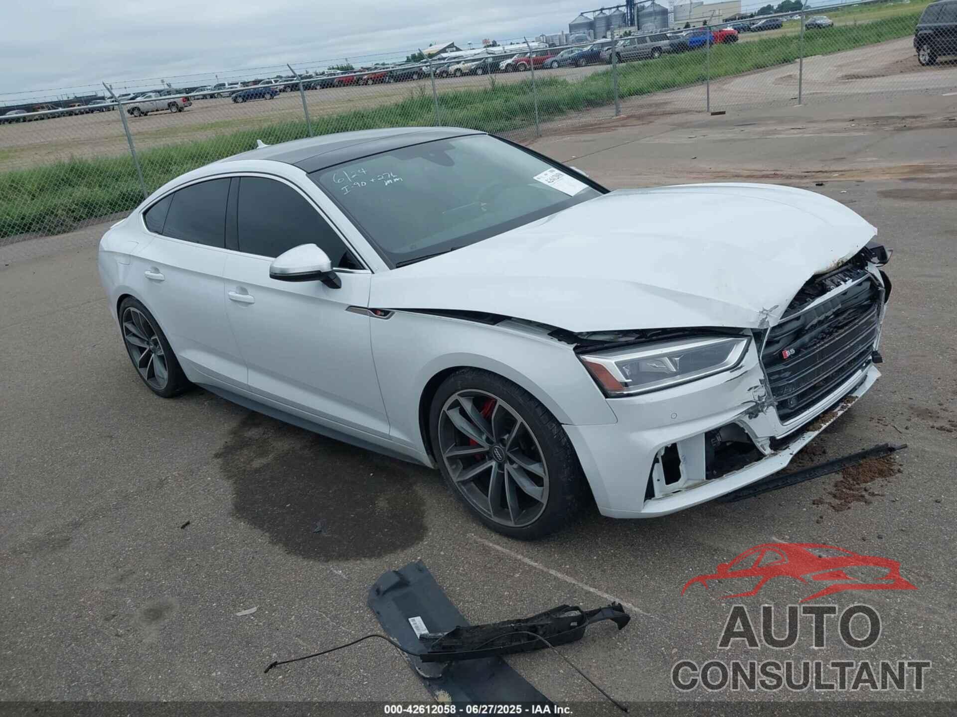AUDI S5 2018 - WAUB4CF58JA010446
