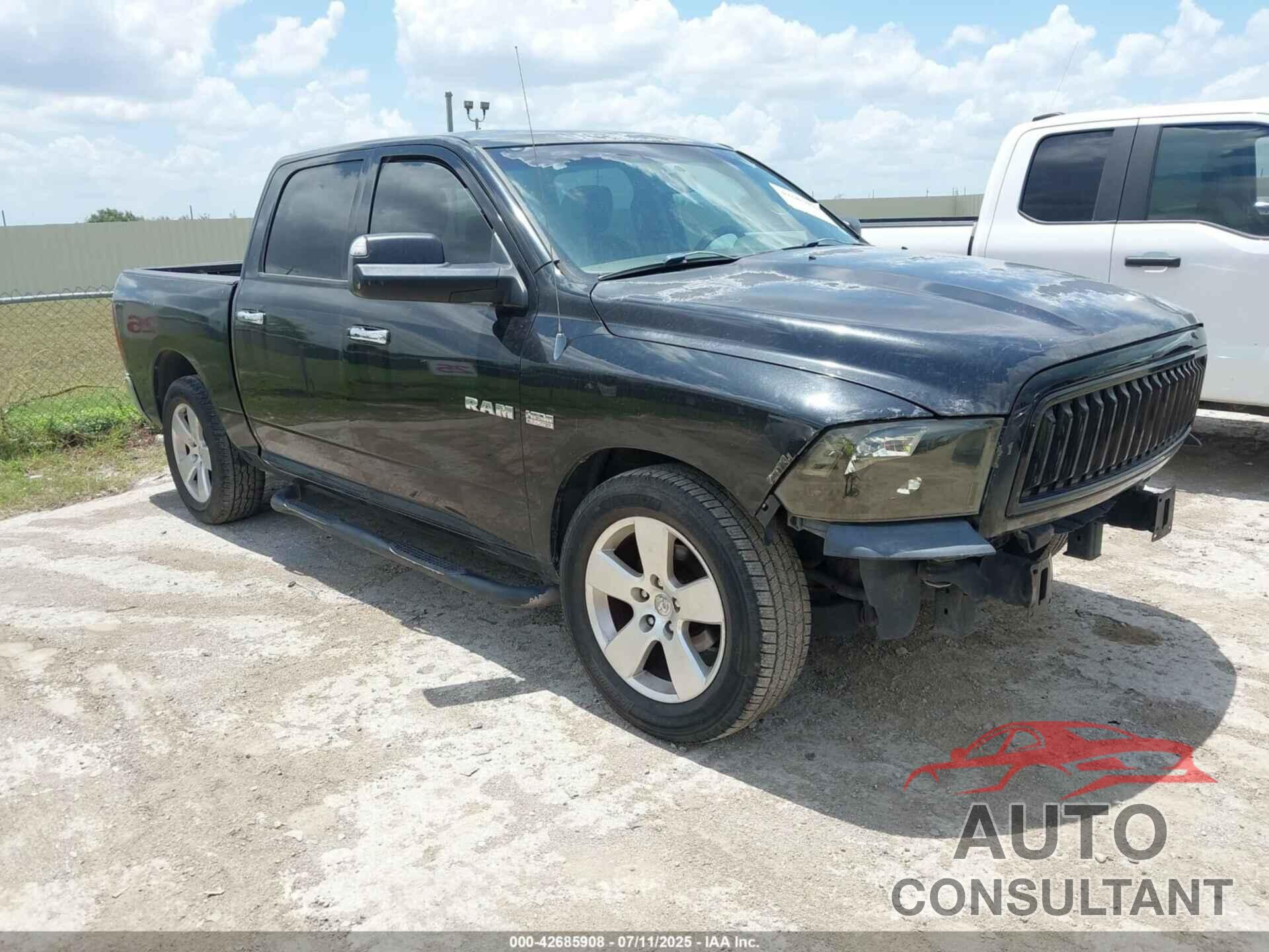 DODGE RAM 1500 2010 - 1D7RB1CT7AS181669