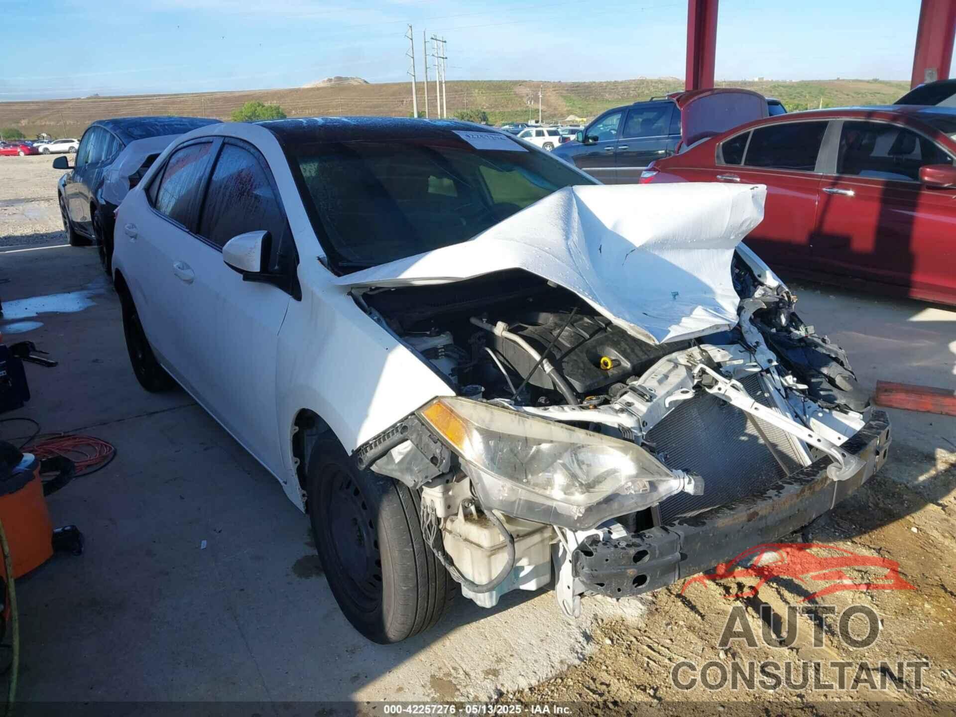 TOYOTA COROLLA 2015 - 2T1BURHEXFC235487