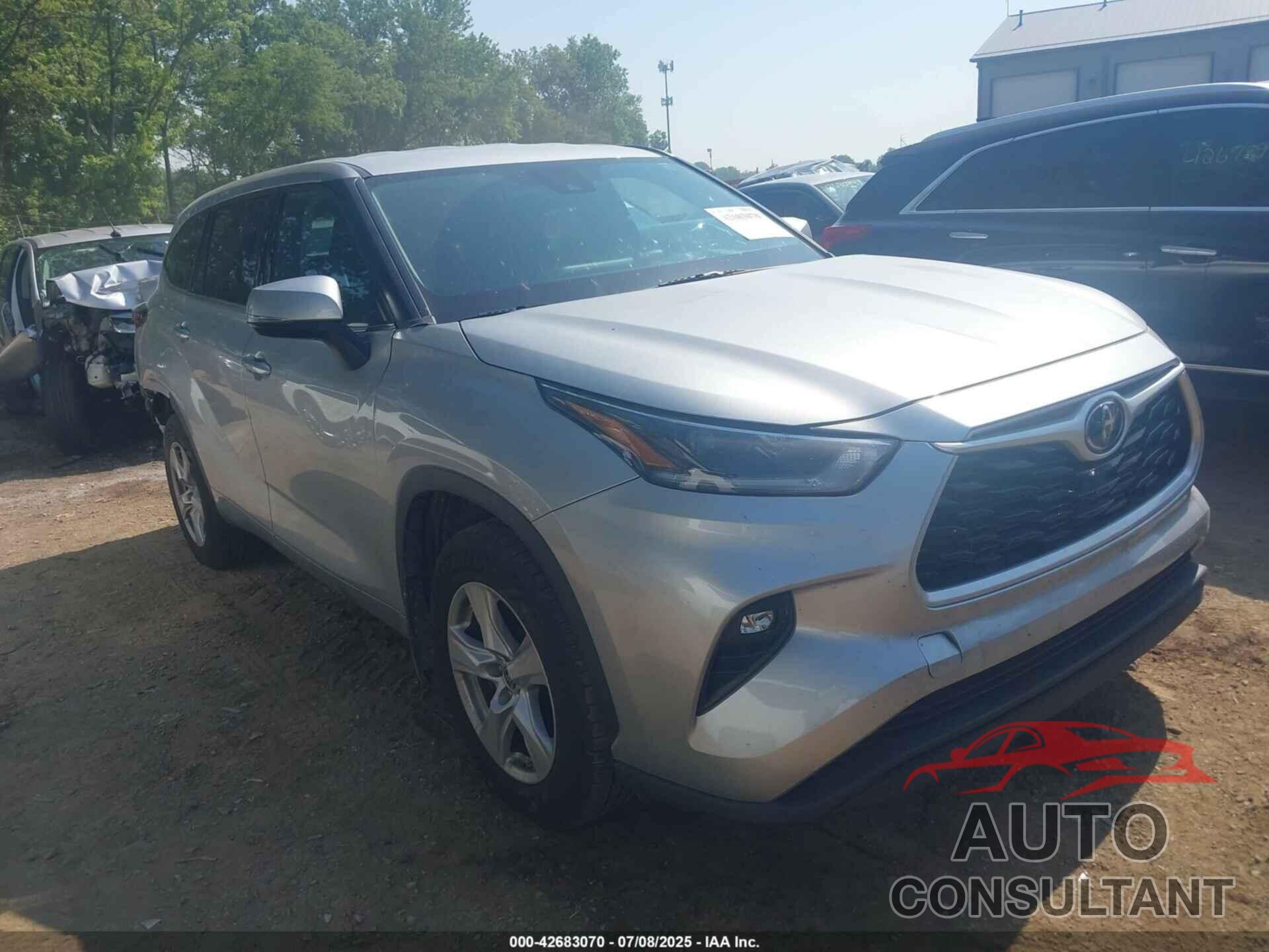 TOYOTA HIGHLANDER 2021 - 5TDBZRBH0MS555555