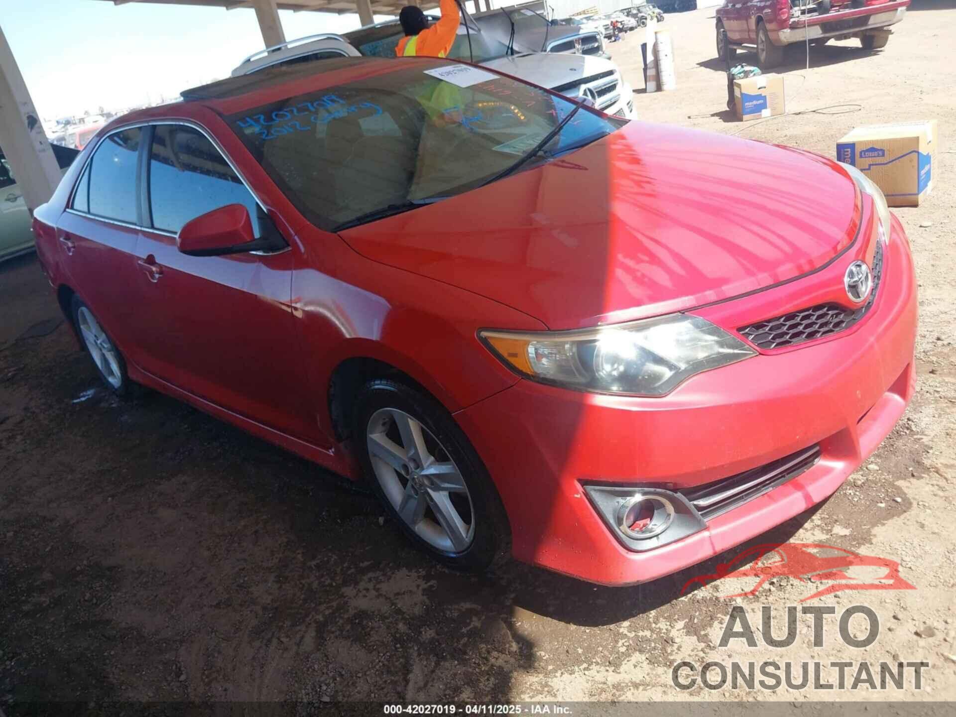 TOYOTA CAMRY 2012 - 4T1BF1FK7CU614736