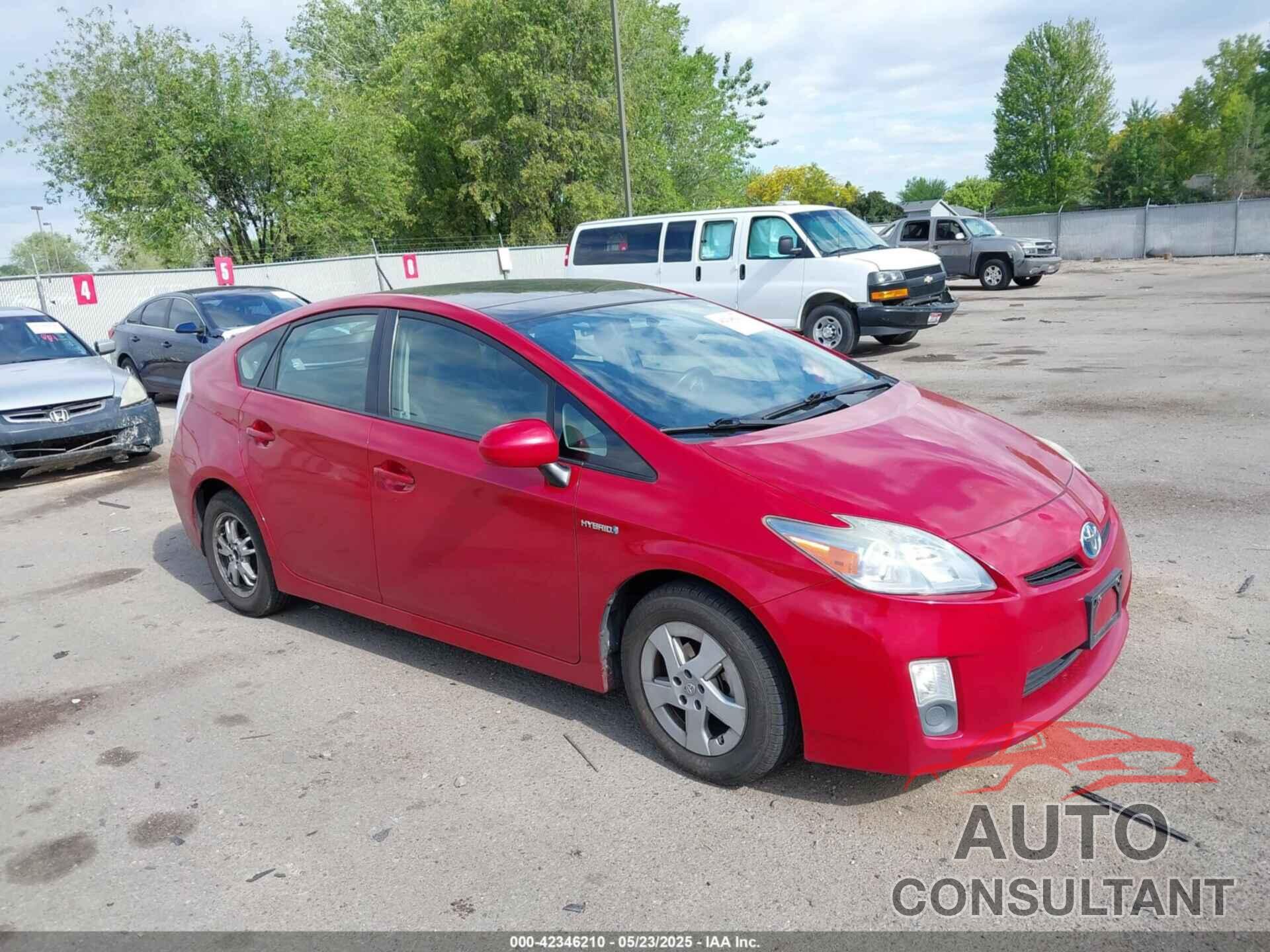 TOYOTA PRIUS 2010 - JTDKN3DU7A0015301