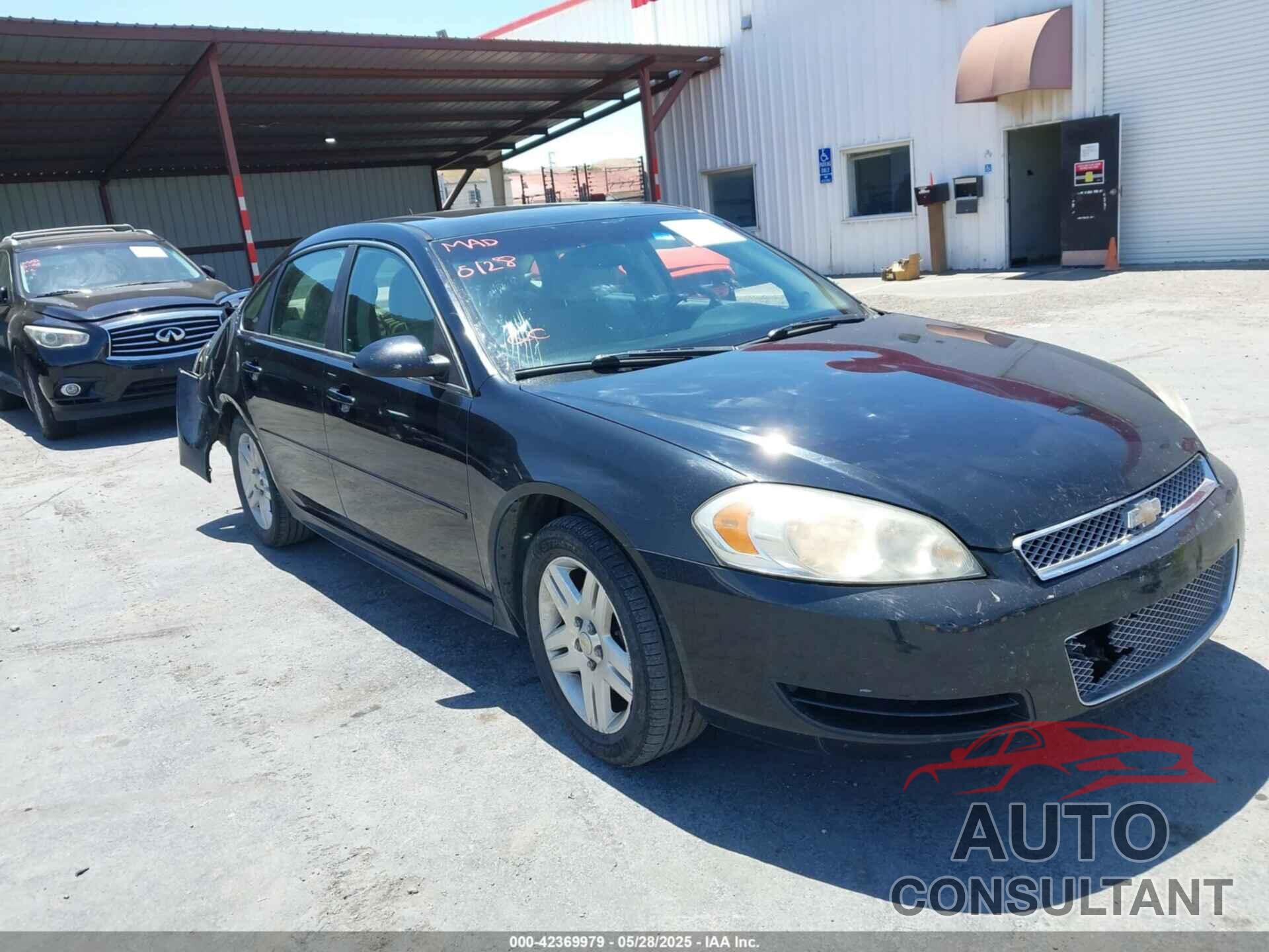CHEVROLET IMPALA 2012 - 2G1WG5E36C1104404